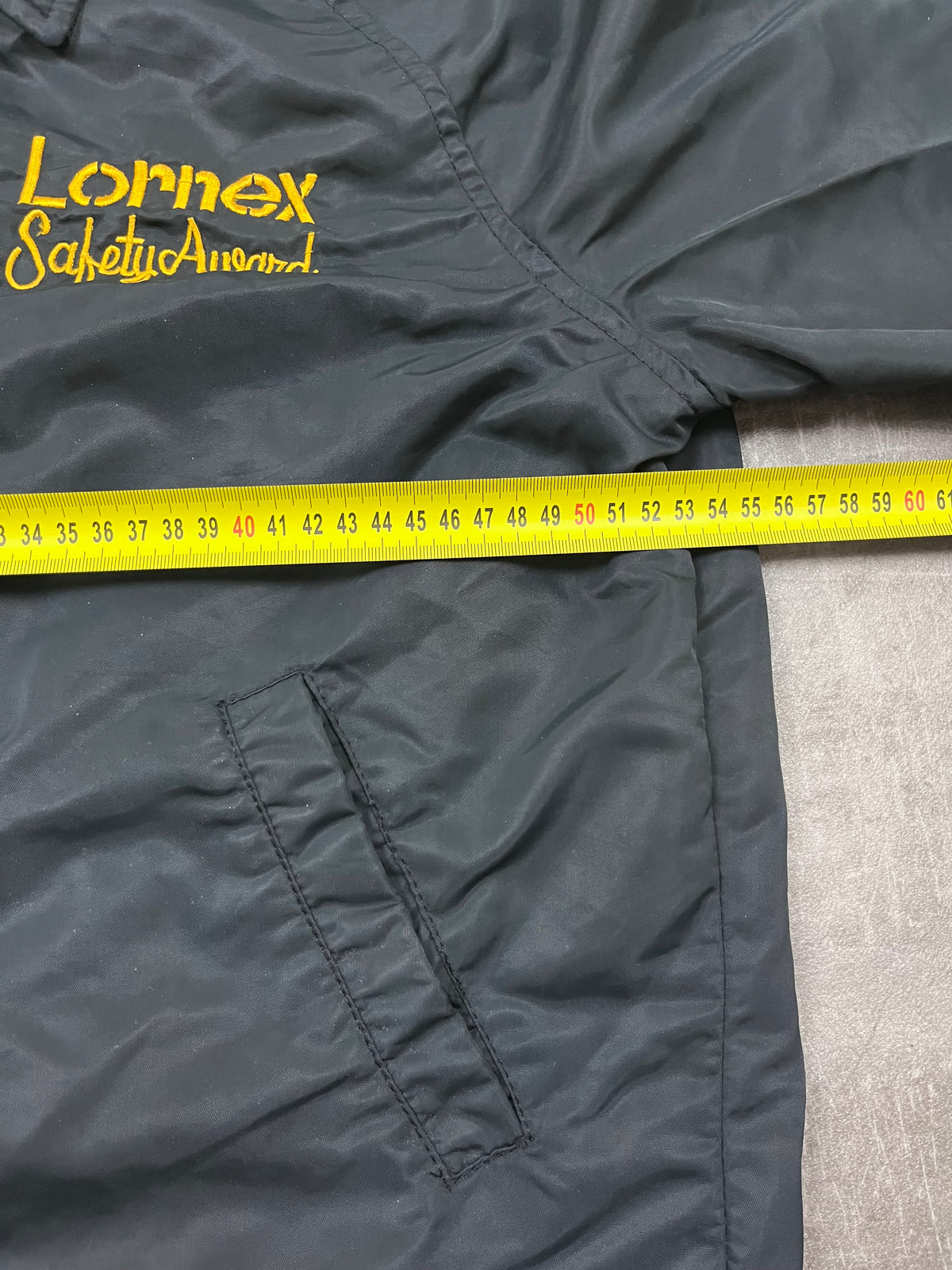 Vintage Prime Sports Coachjacke Lornex Safety Award Dunkelblau 1