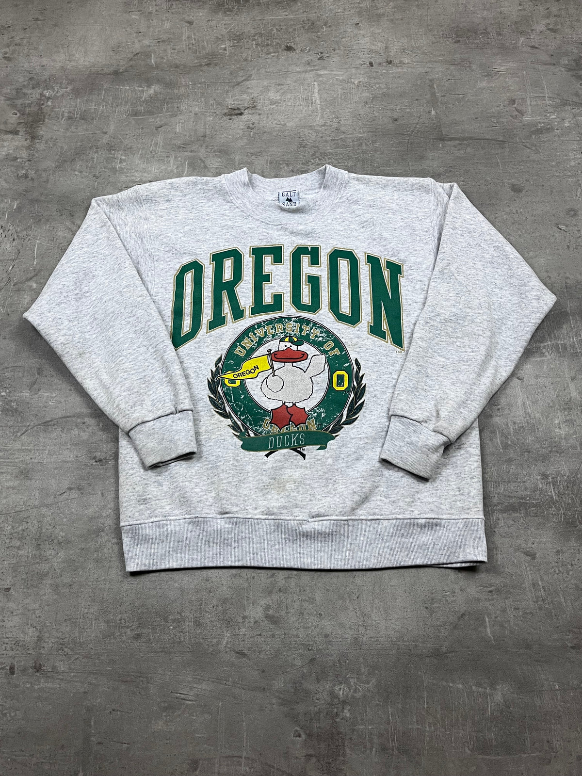 Vintage Galt Sand Pullover Oregon Ducks Grau 1