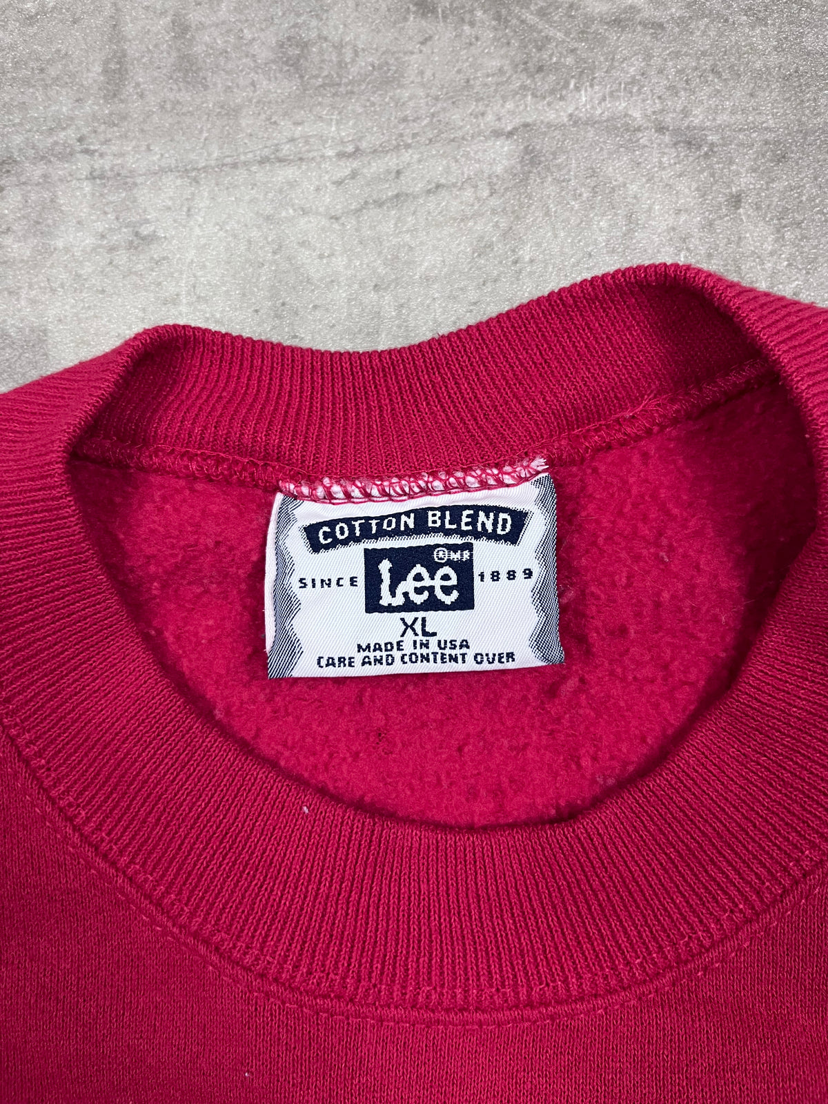 Vintage Lee Pullover Behold Jesus The Lord Rot 23