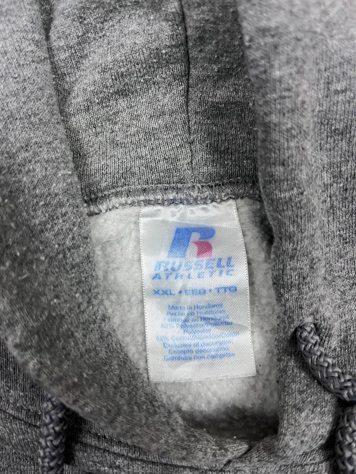 Vintage Russell Athletic Hoodie Football Grau 18
