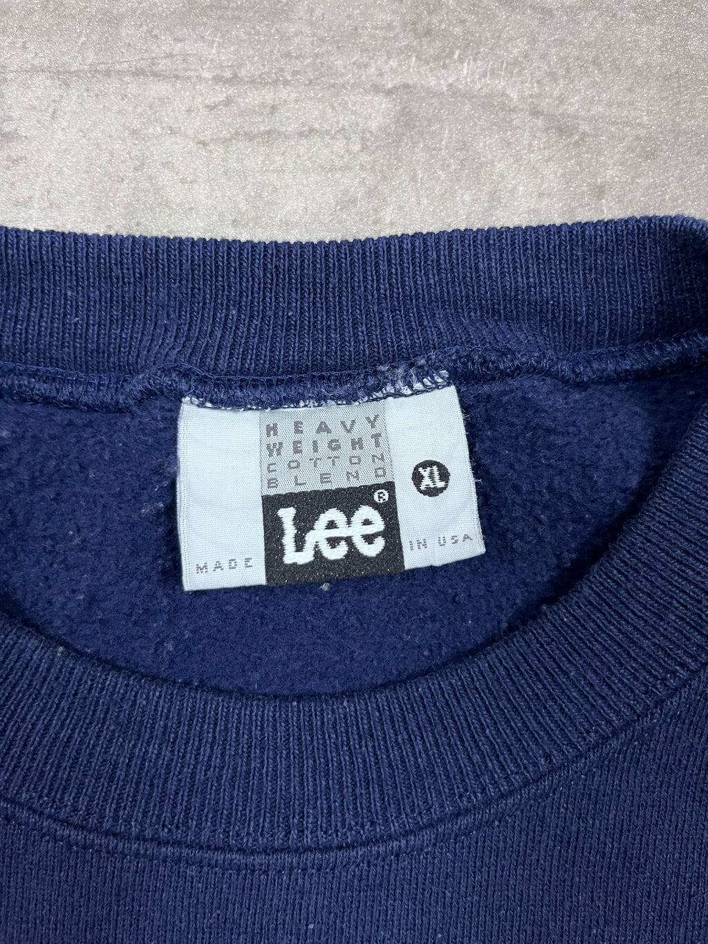 Vintage Lee Heavyweight Pullover Dunkelblau 11