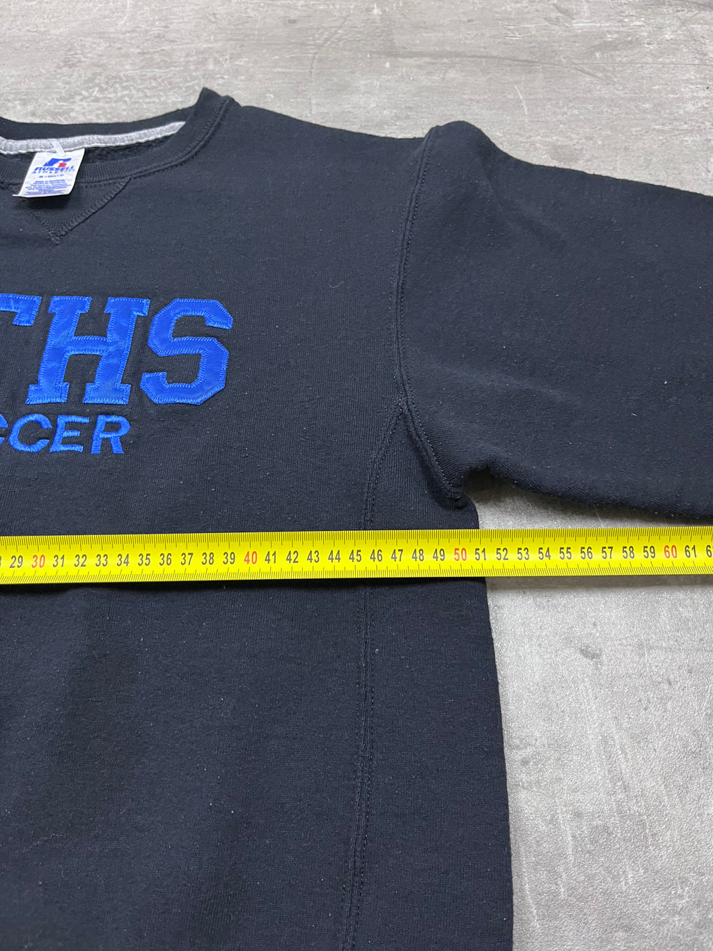 Vintage Russell Athletic Pullover RTHS Soccer Trainer 12