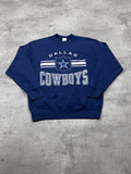 Vintage NEM Sportswear Pullover Dallas Cowboys Dunkelblau 1