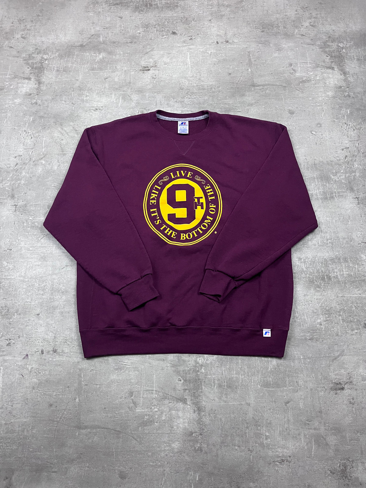 Vintage Russell Athletic Pullover Bottom of the 9th 4