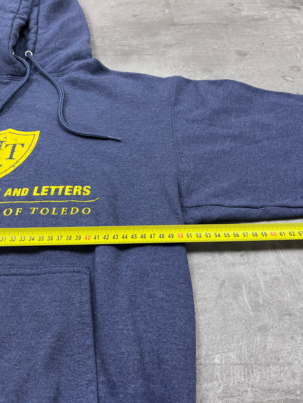 Vintage Port & Company Hoodie University of Toledo Blau 1