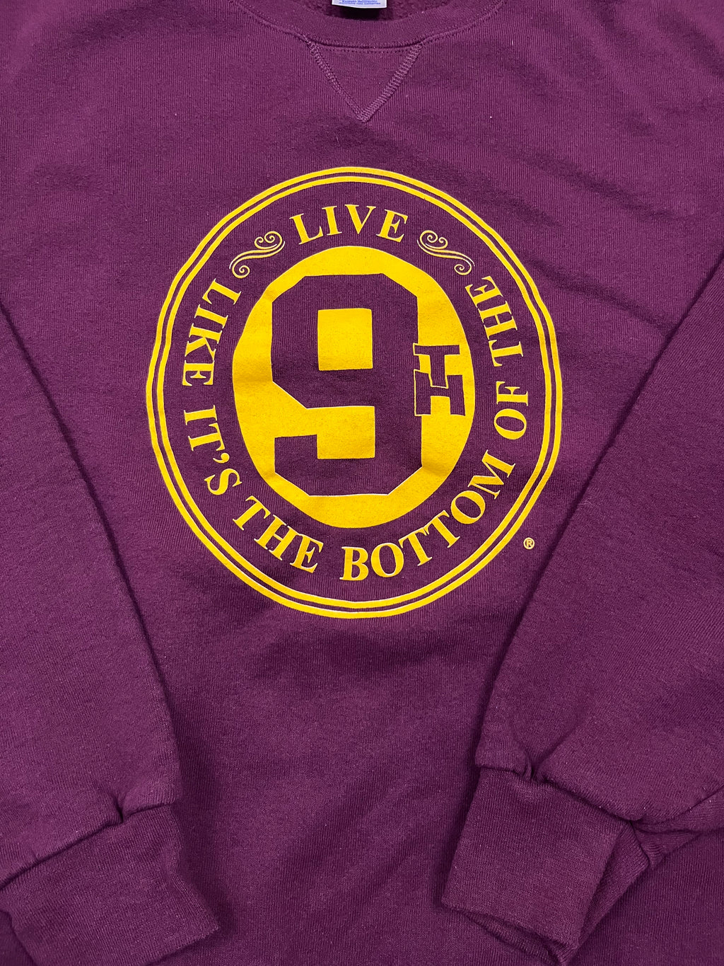 Vintage Russell Athletic Pullover Bottom of the 9th 4