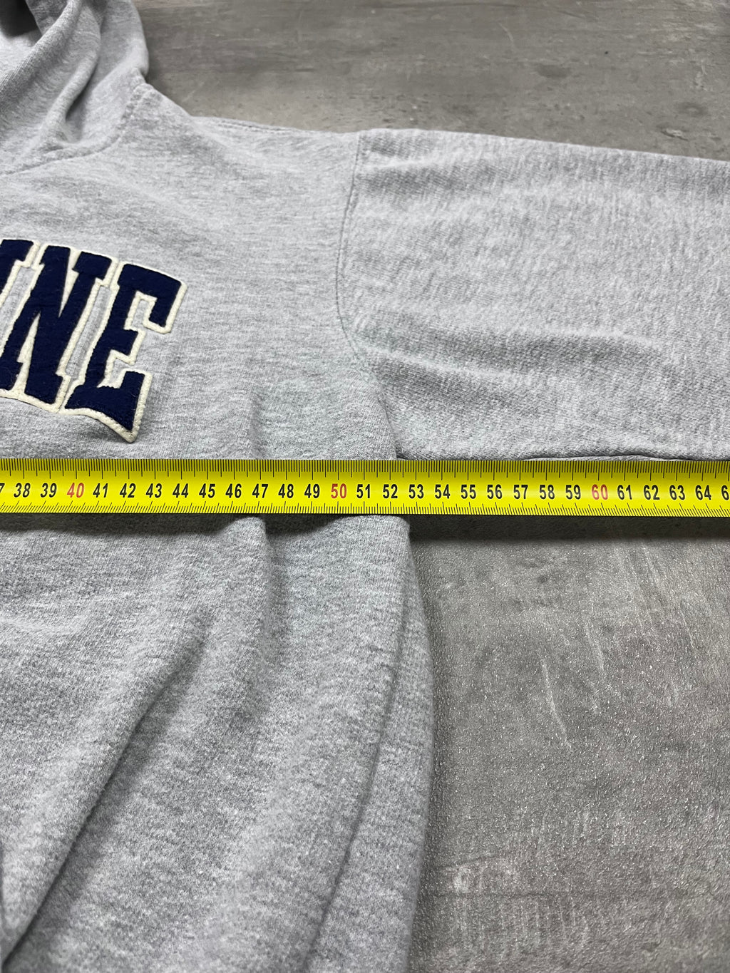 Vintage MV Sport Hoodie Ursuline Academy Grau 1