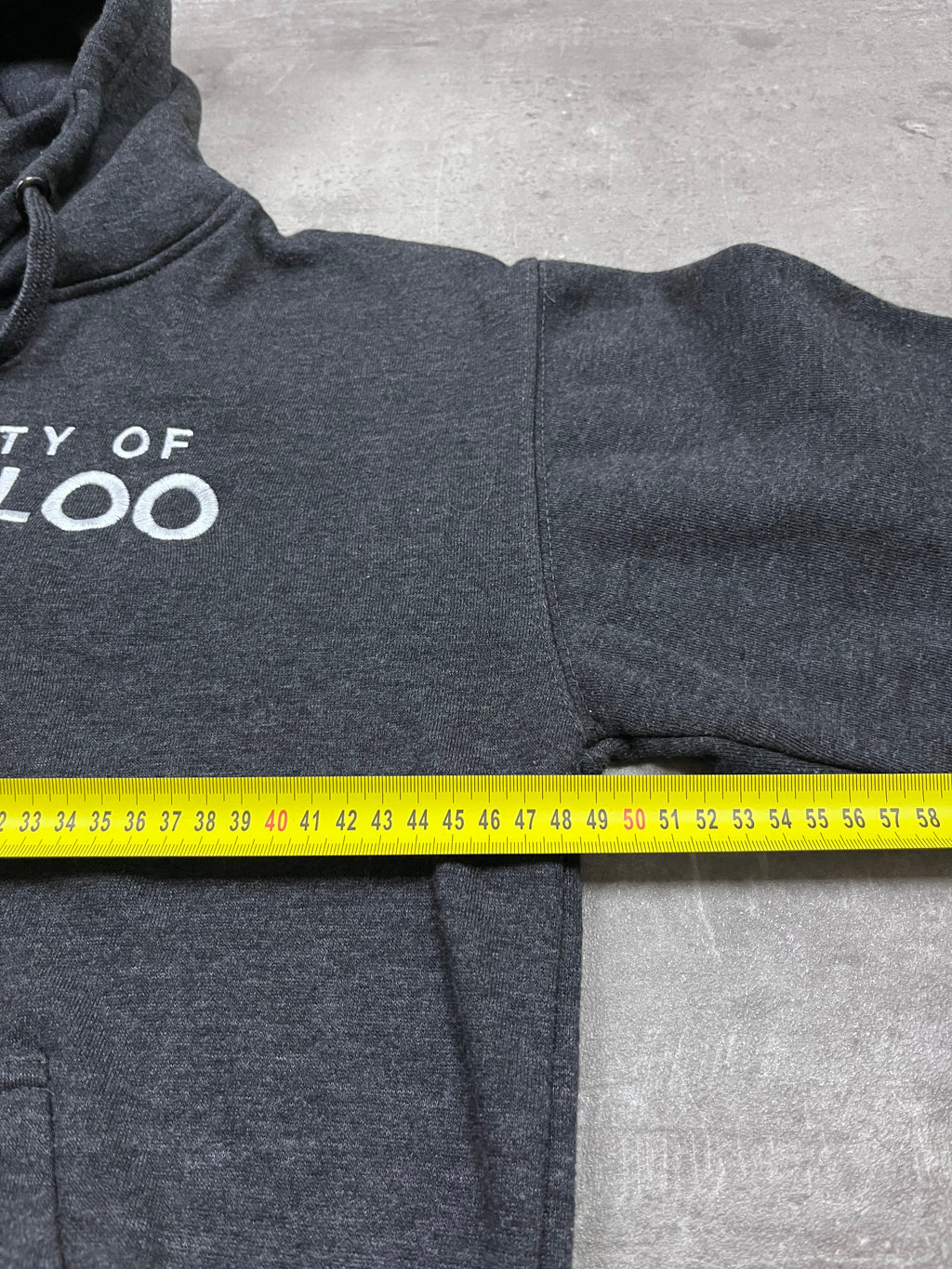 Vintage JPT Premium Hoodie University of Waterloo Anthrazit 1