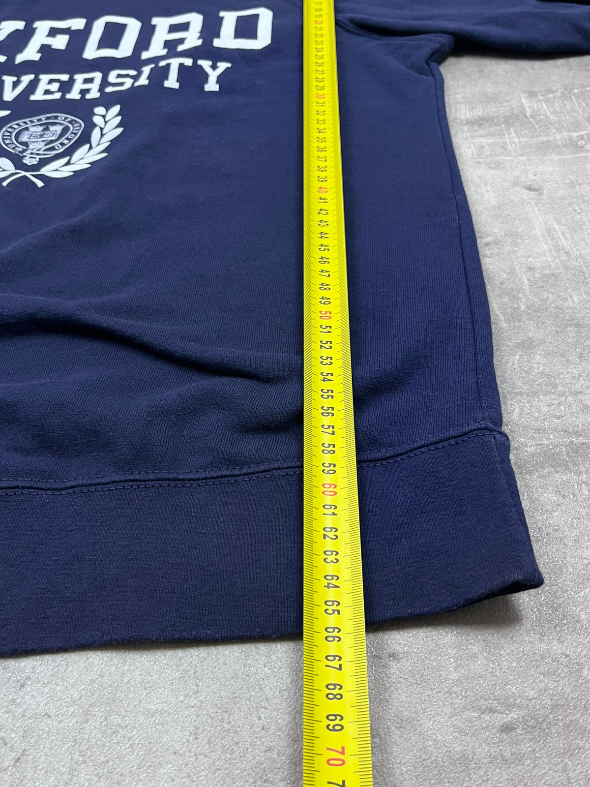 Vintage University of Oxford Shop Pullover Dunkelblau 1