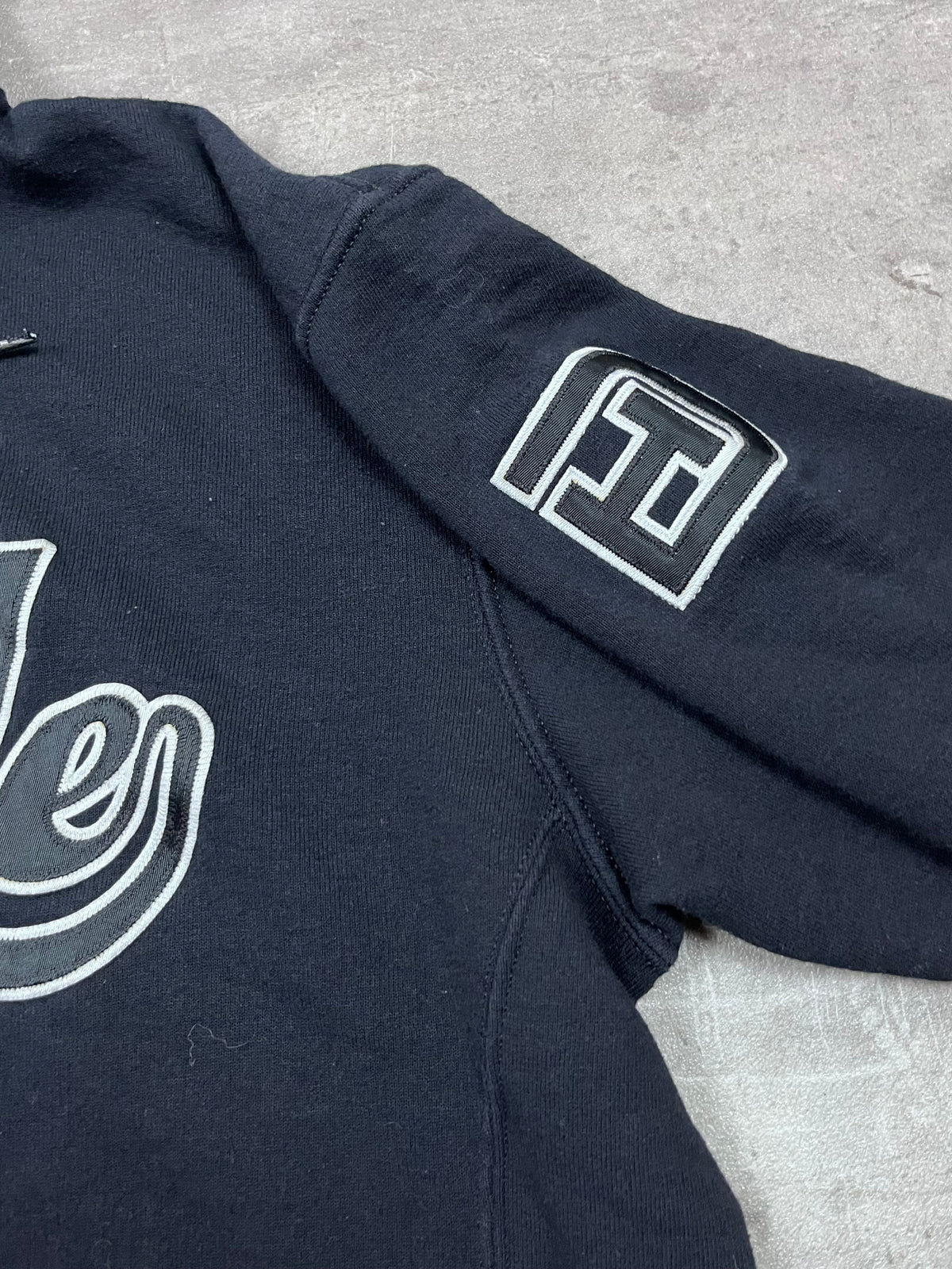 Vintage Russell Athletic Hoodie Hustle Downey 22