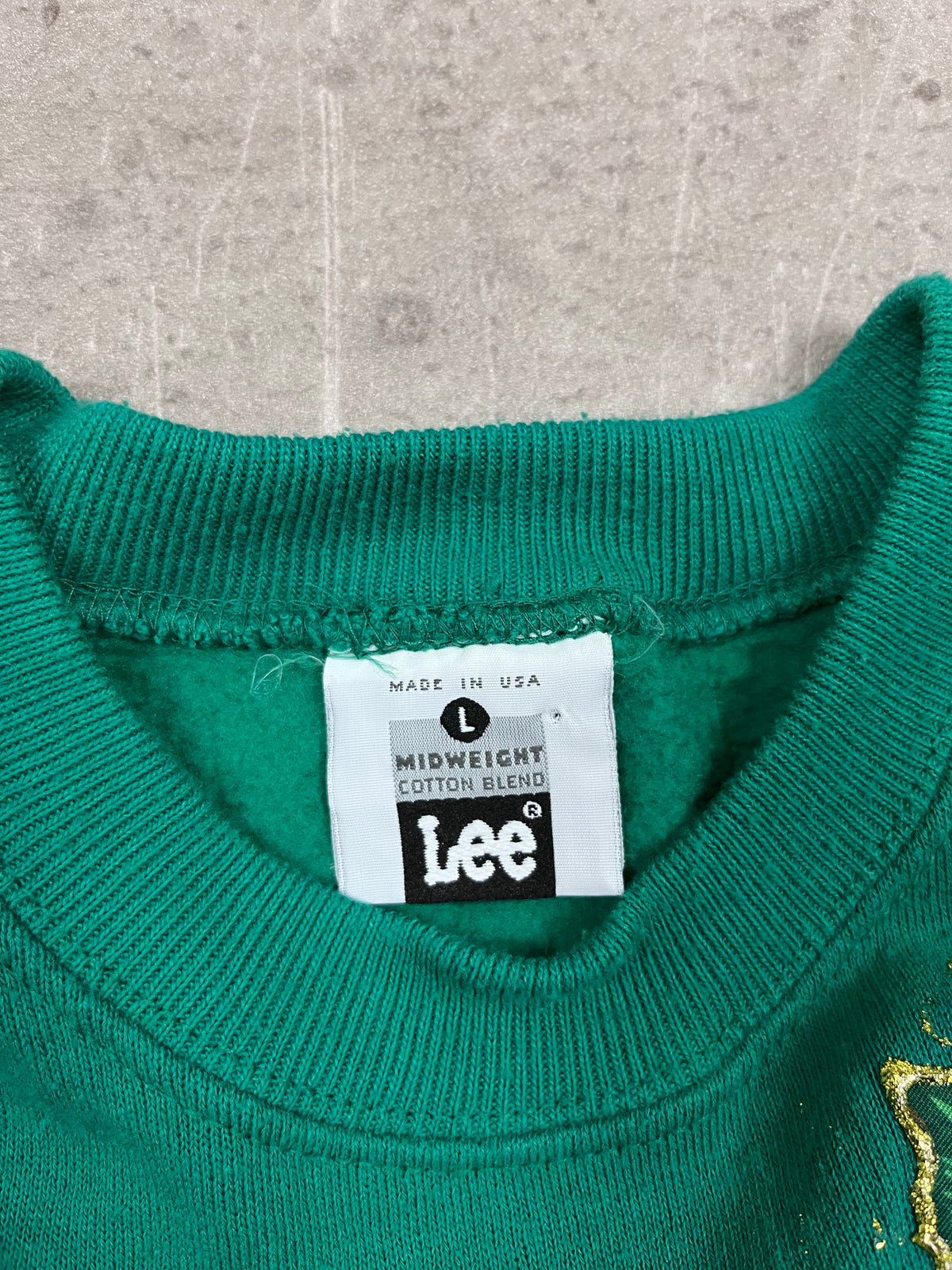 Vintage Lee Kurzarm-Sweatshirt Weihnachtsstern 1