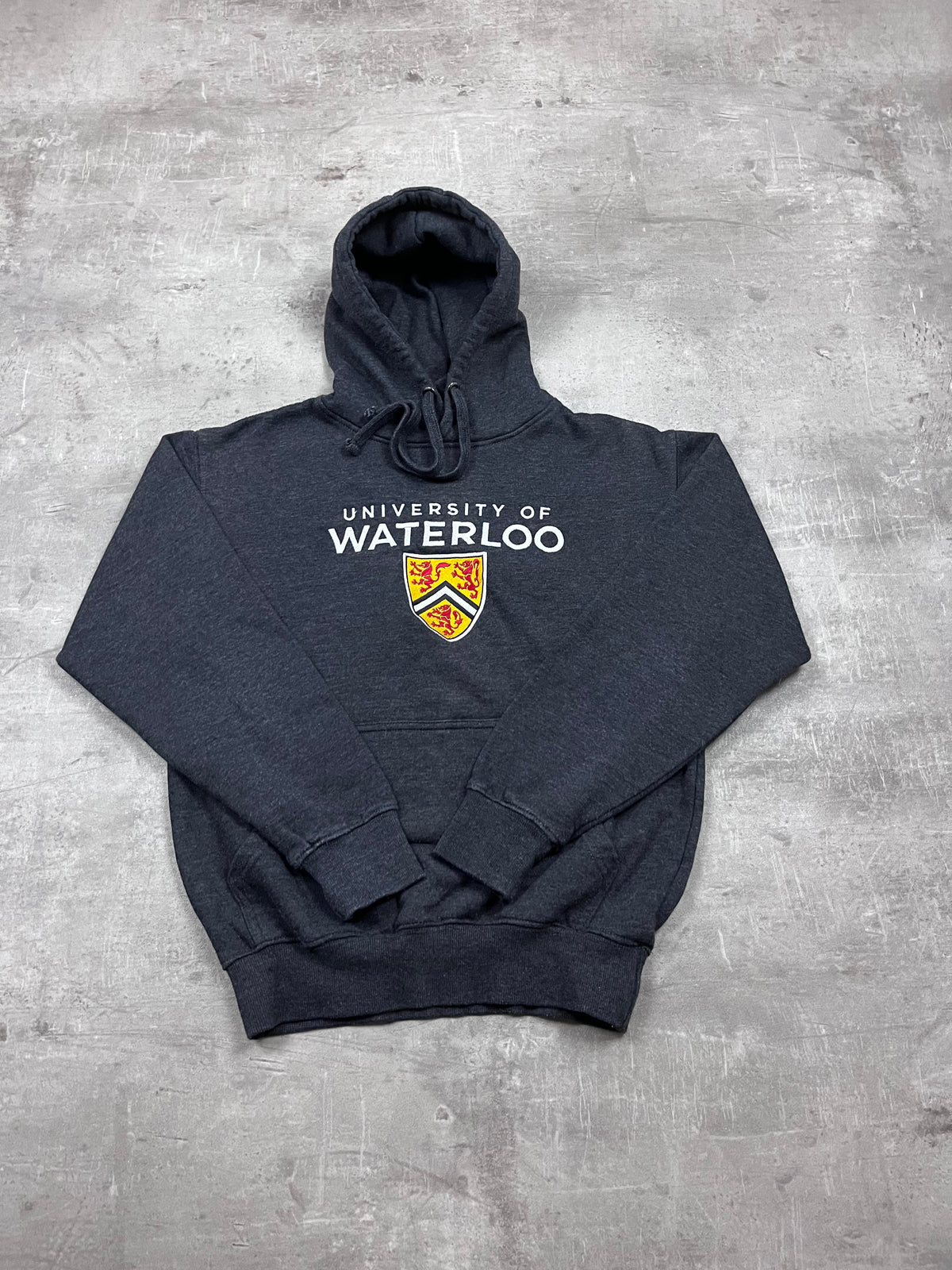 Vintage JPT Premium Hoodie University of Waterloo Anthrazit 1