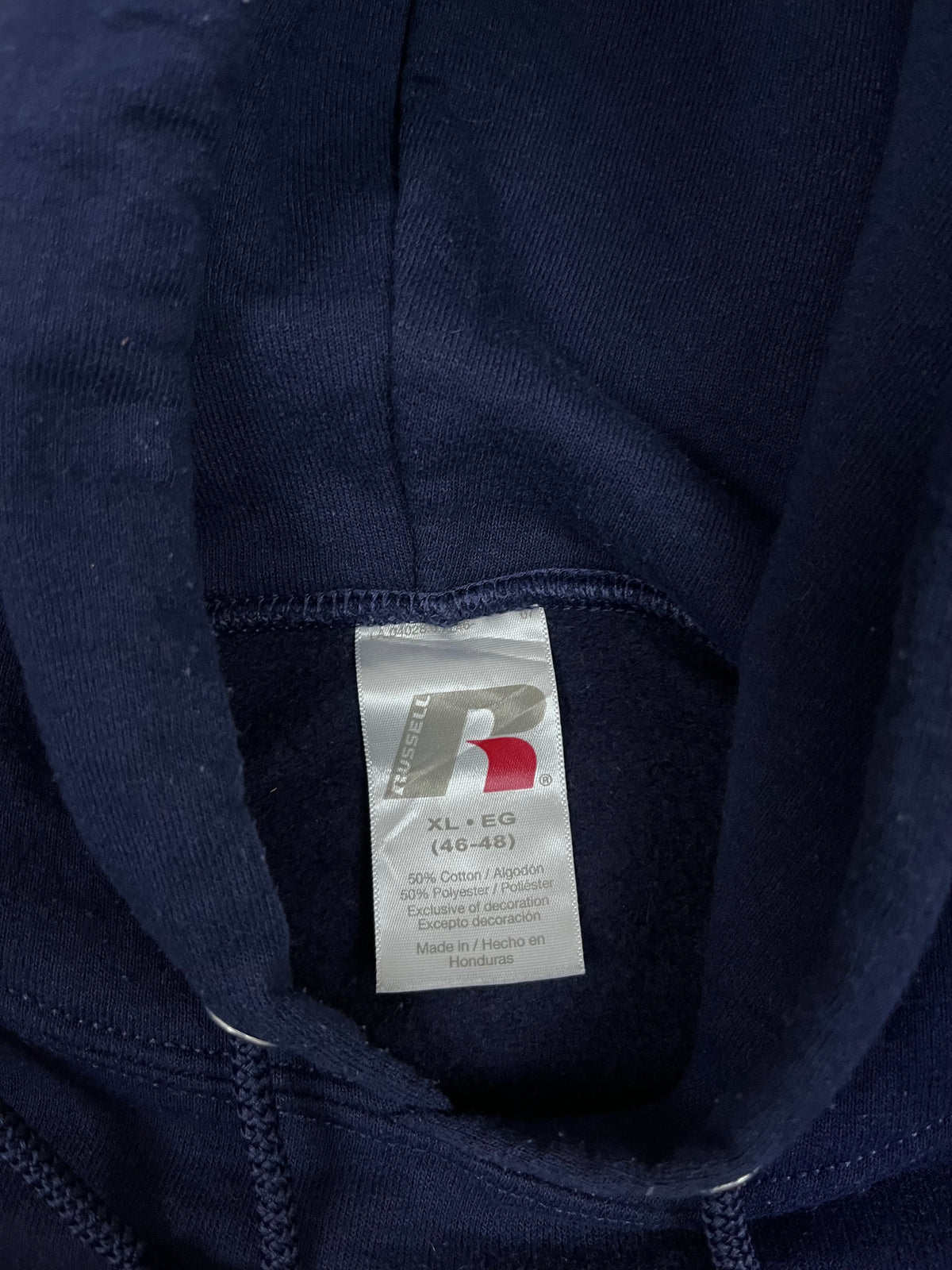 Vintage Russell Athletic Hoodie BYU Dunkelblau 28