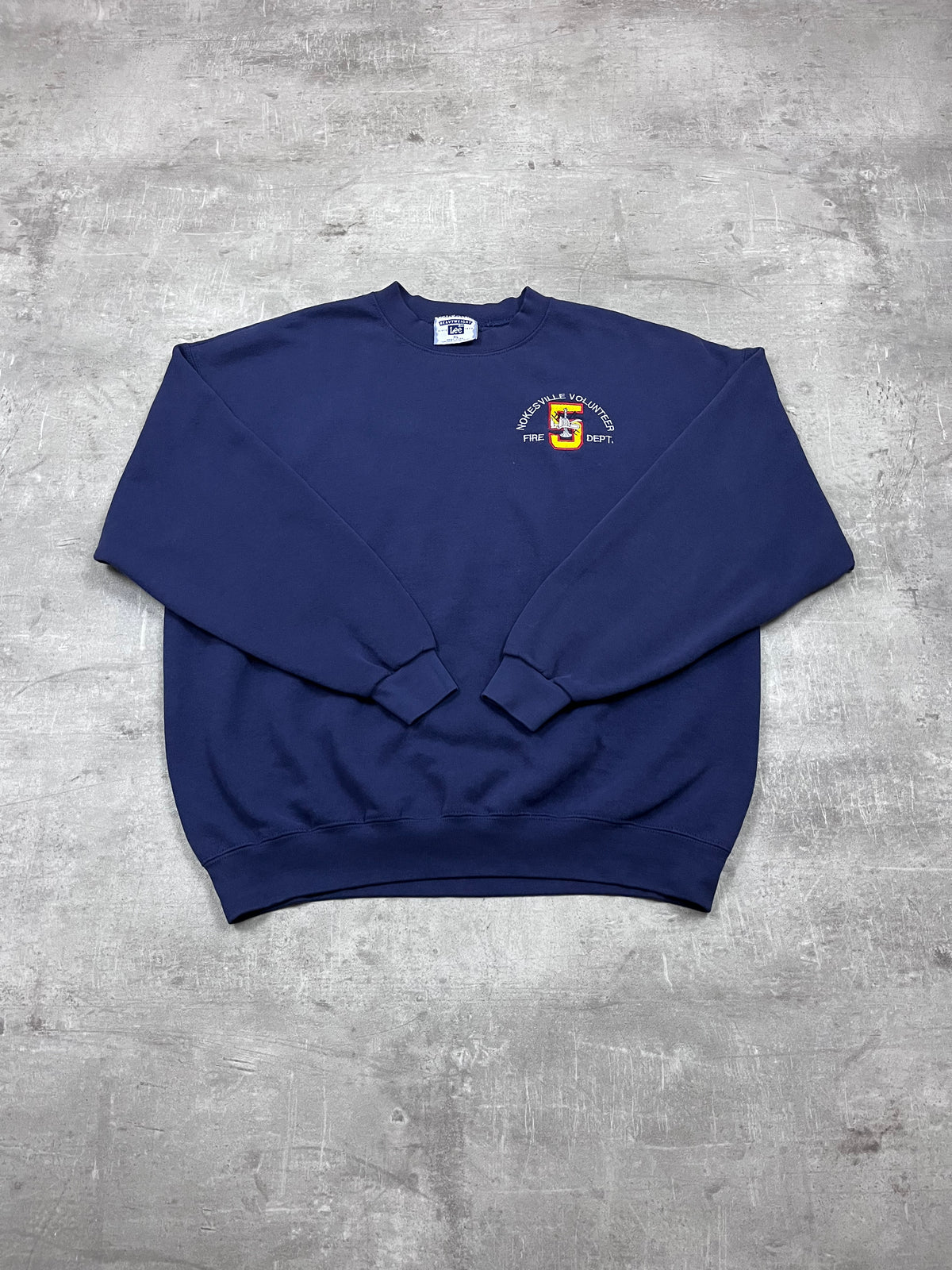 Vintage Lee Heavyweight Pullover Nokesville Volunteer Fire Dept 14