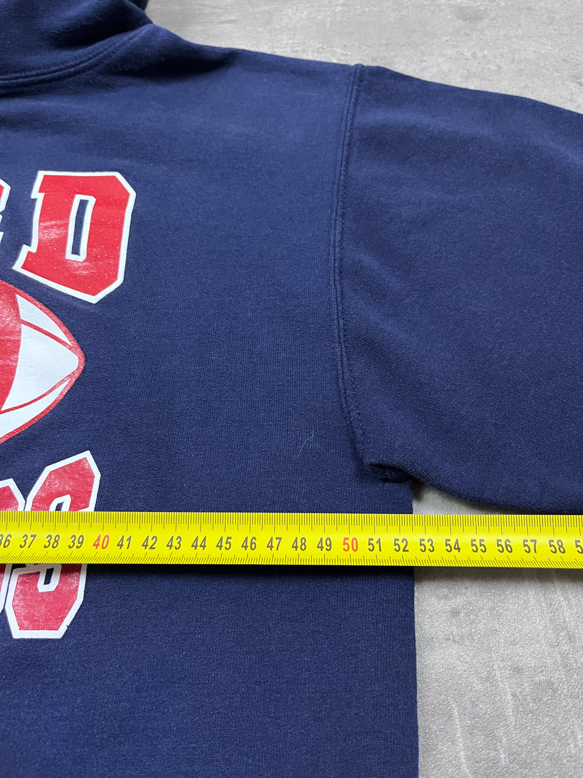 Vintage Jerzees Hoodie JPRD Bulldogs Dunkelblau 3