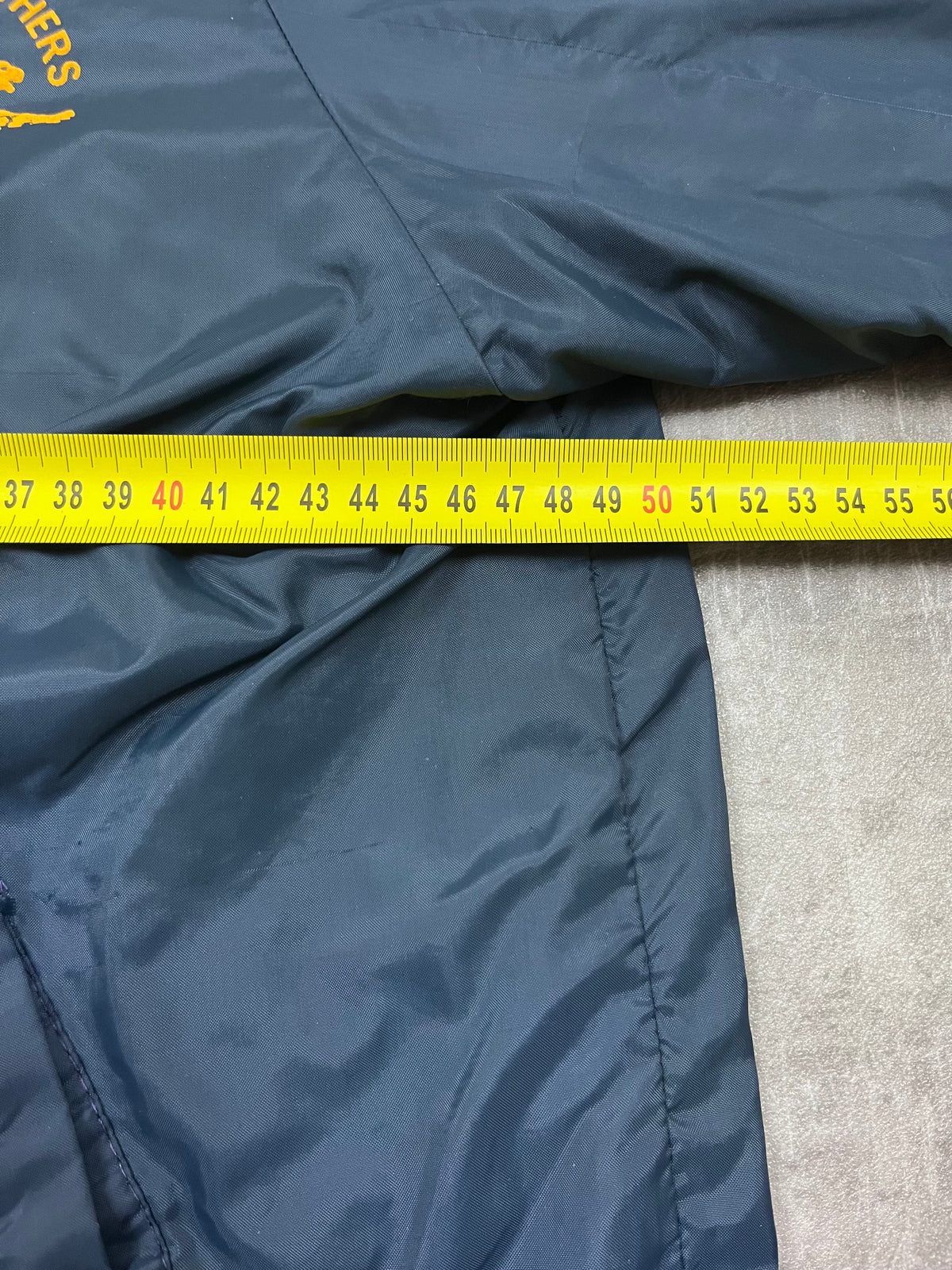 Vintage Artex Campus Casual Coachjacke Marching Panthers Dunkelblau 1