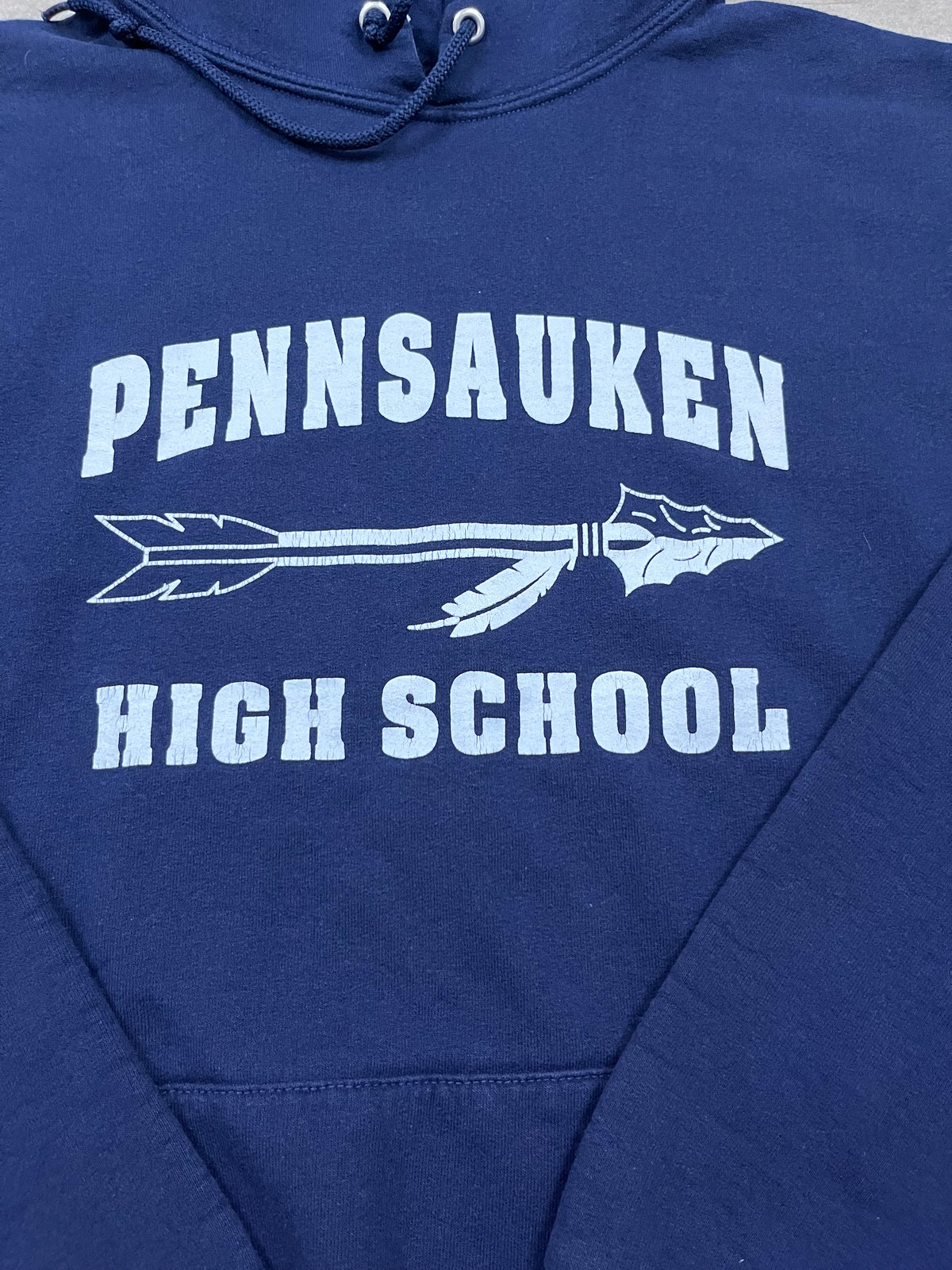 Vintage Jerzees Hoodie Pennsauken High School Dunkelblau 2