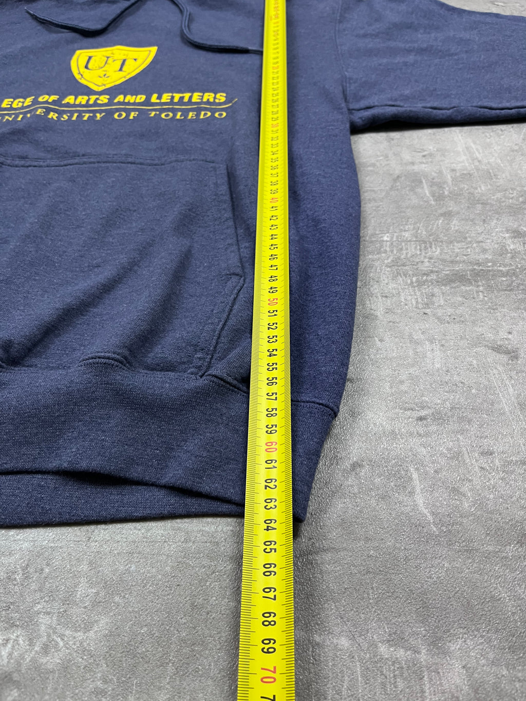 Vintage Port & Company Hoodie University of Toledo Blau 1