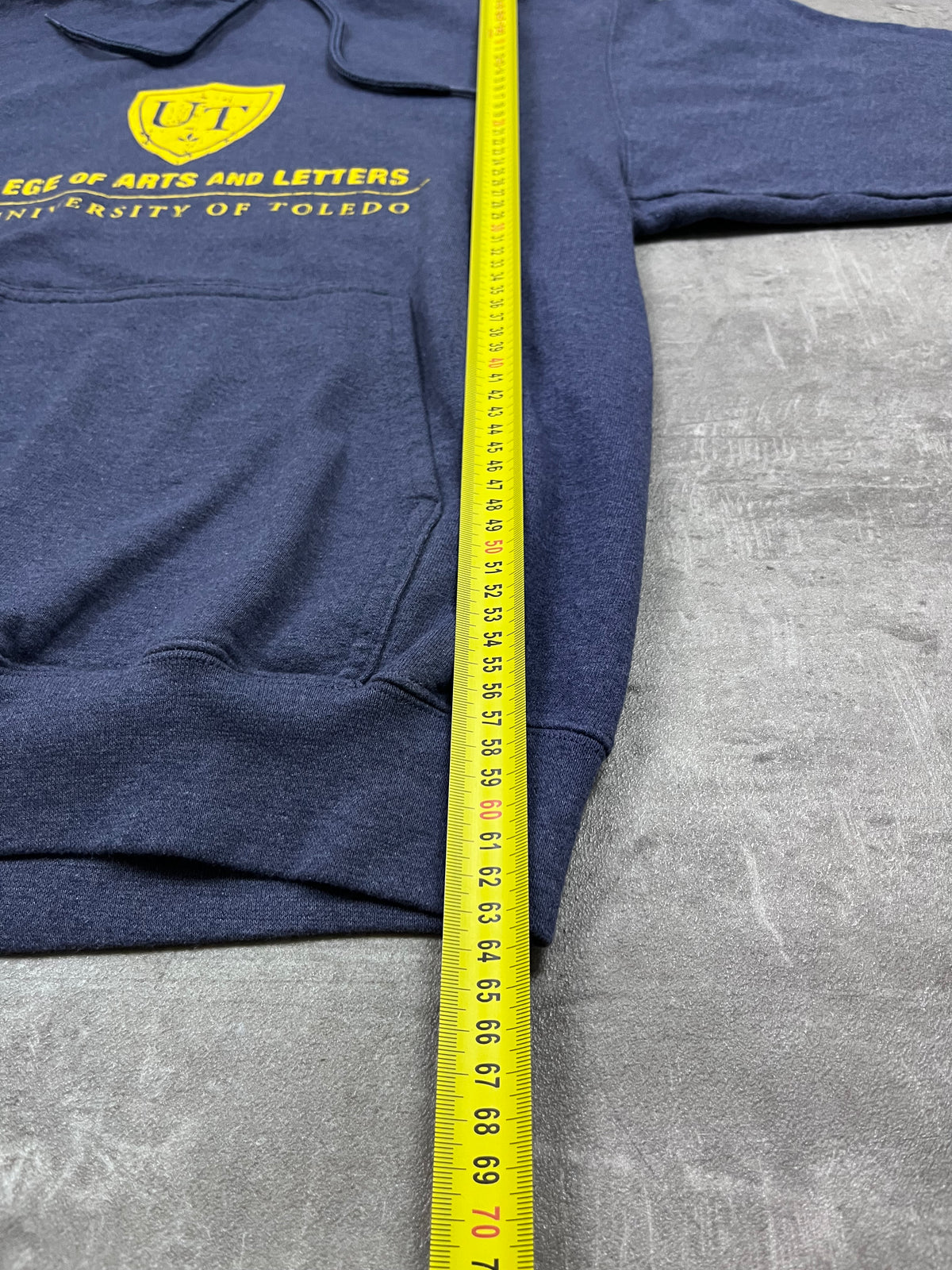 Vintage Port & Company Hoodie University of Toledo Blau 1