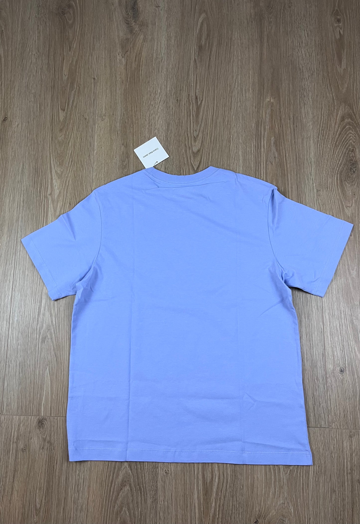 Calvin Klein Jeans Herren T-Shirt in Casual Blue (Größe M) – Retro Cursive Logo