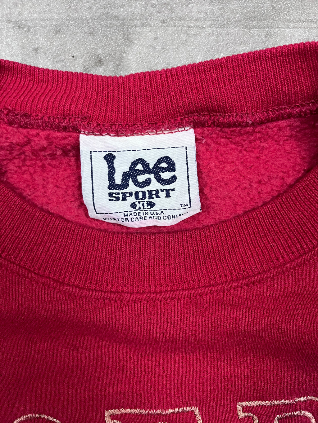 Vintage Lee Sport Pullover San Francisco 49ers Rot 22