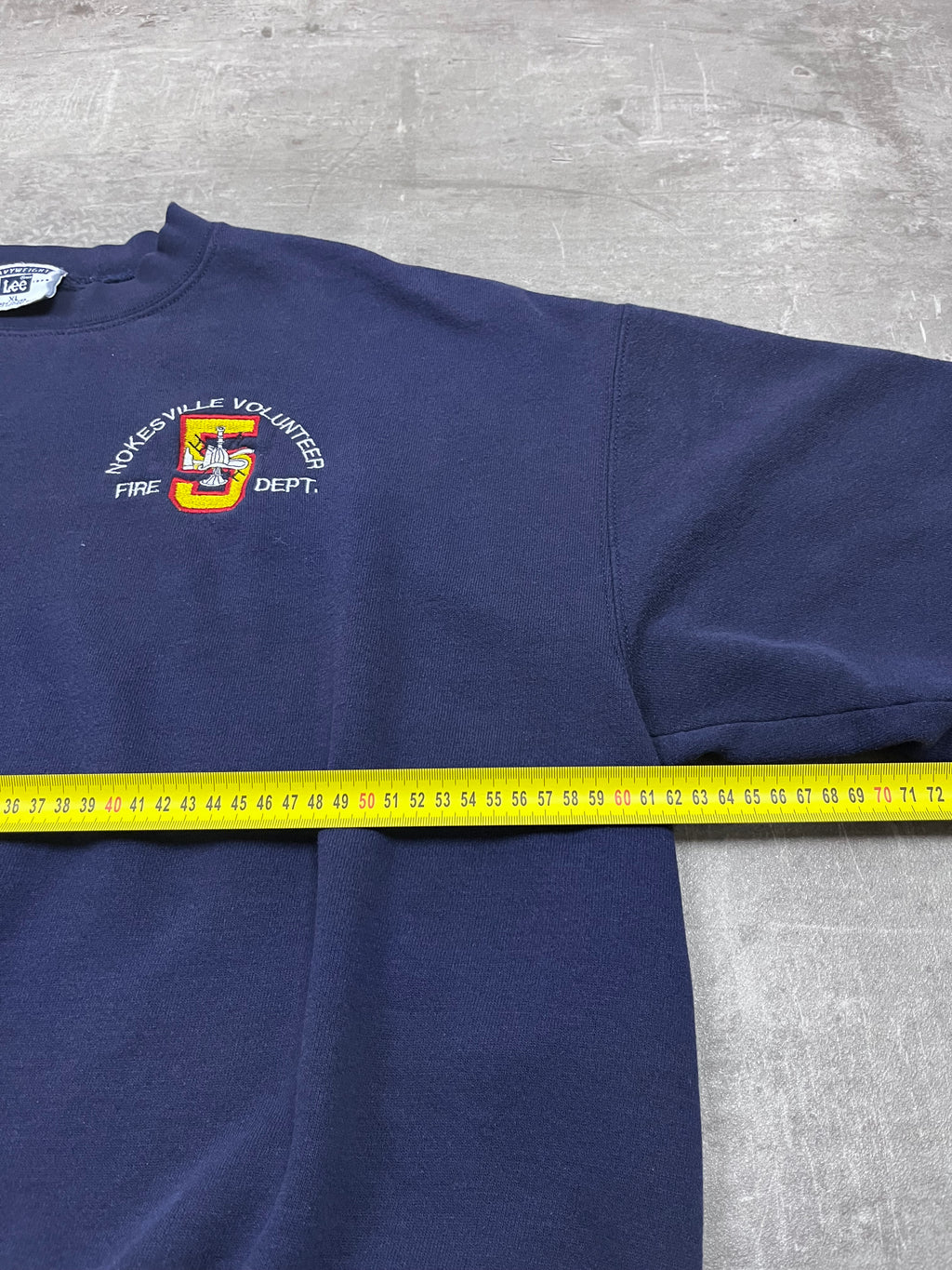 Vintage Lee Heavyweight Pullover Nokesville Volunteer Fire Dept 14
