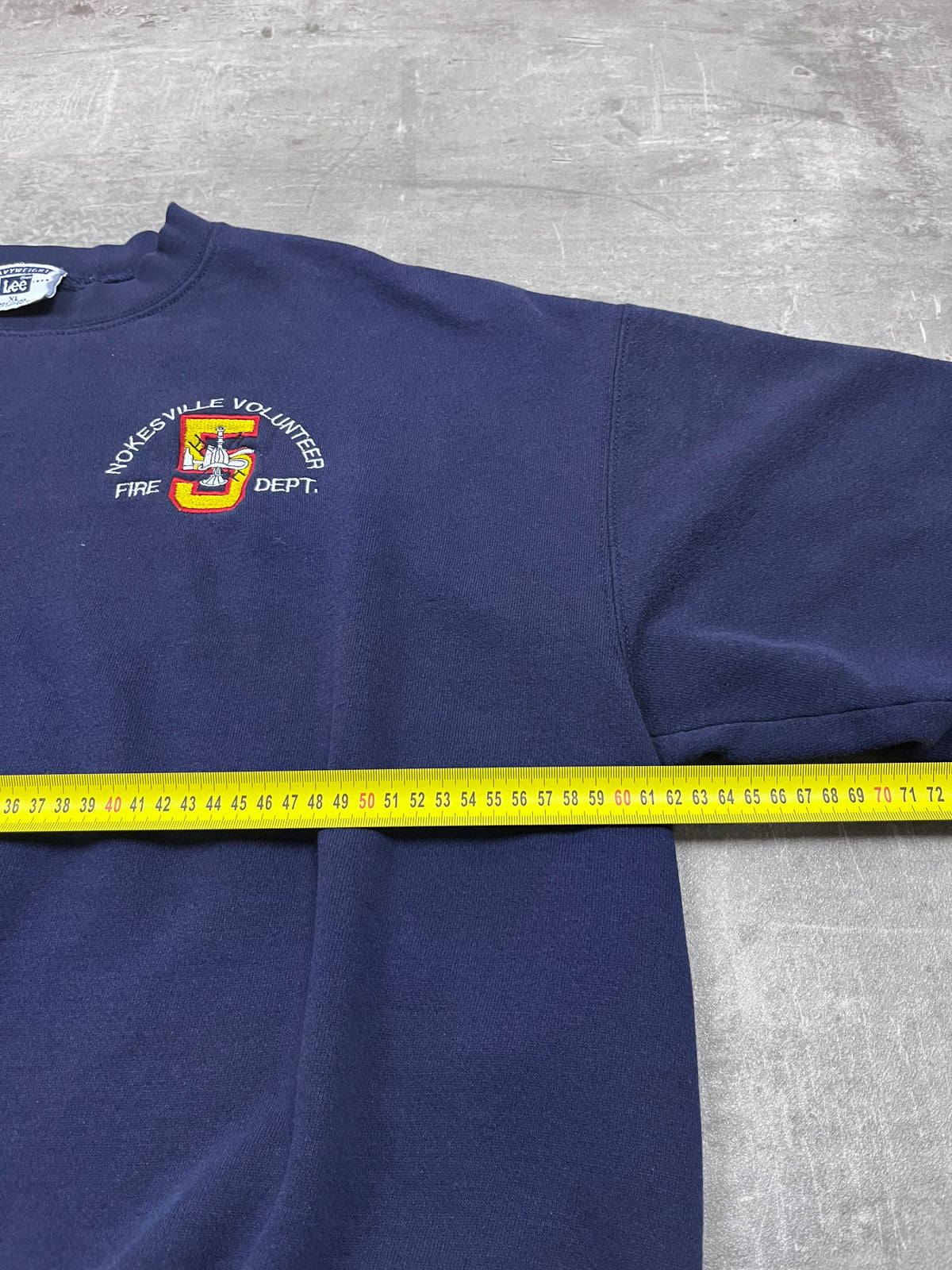 Vintage Lee Heavyweight Pullover Nokesville Volunteer Fire Dept 14