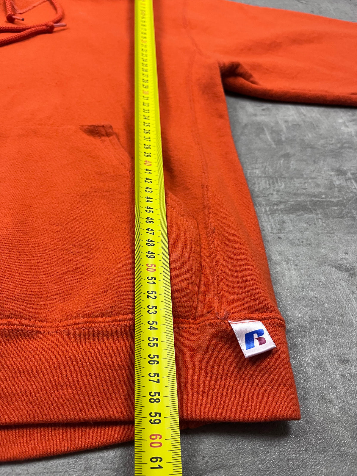 Vintage Russell Athletic Hoodie Orange 24