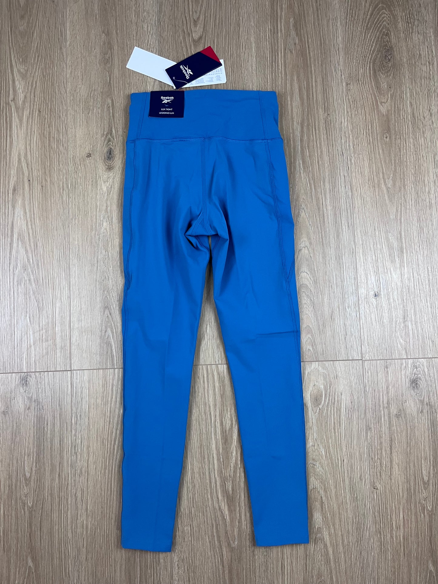 Reebok Lux HR Vector Tight Damen Sportleggings Blau (Größe S / 36)