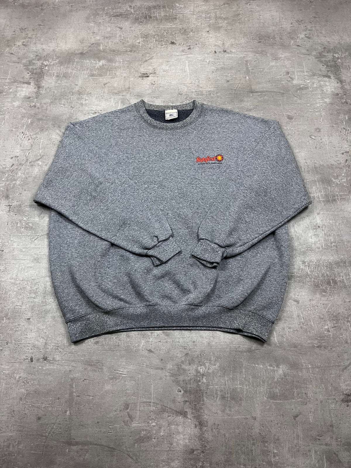 Vintage Lee Heavyweight Pullover Sunfest Ocean City 21