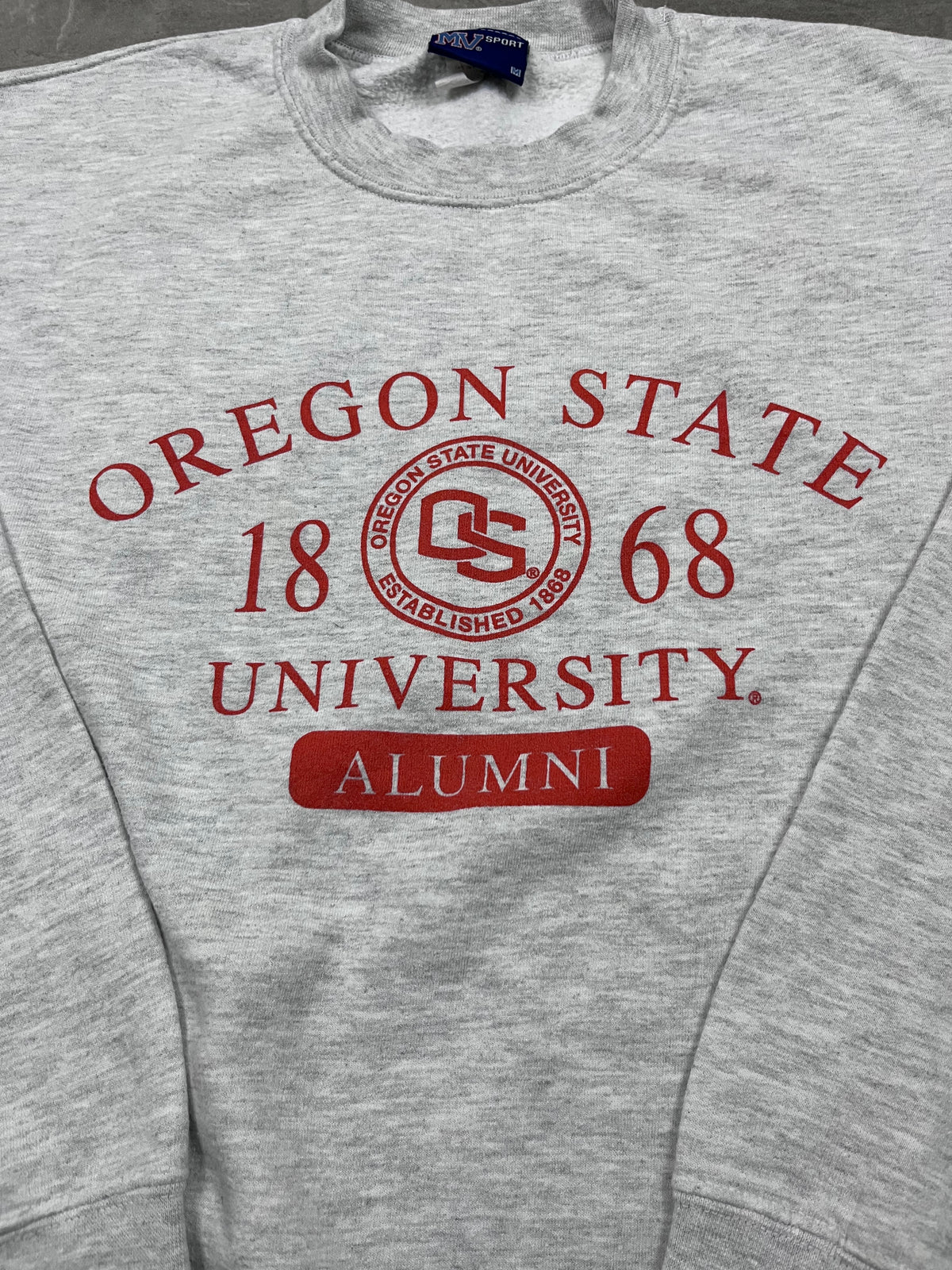Vintage MV Sport Pullover Oregon State University Alumni Grau 2