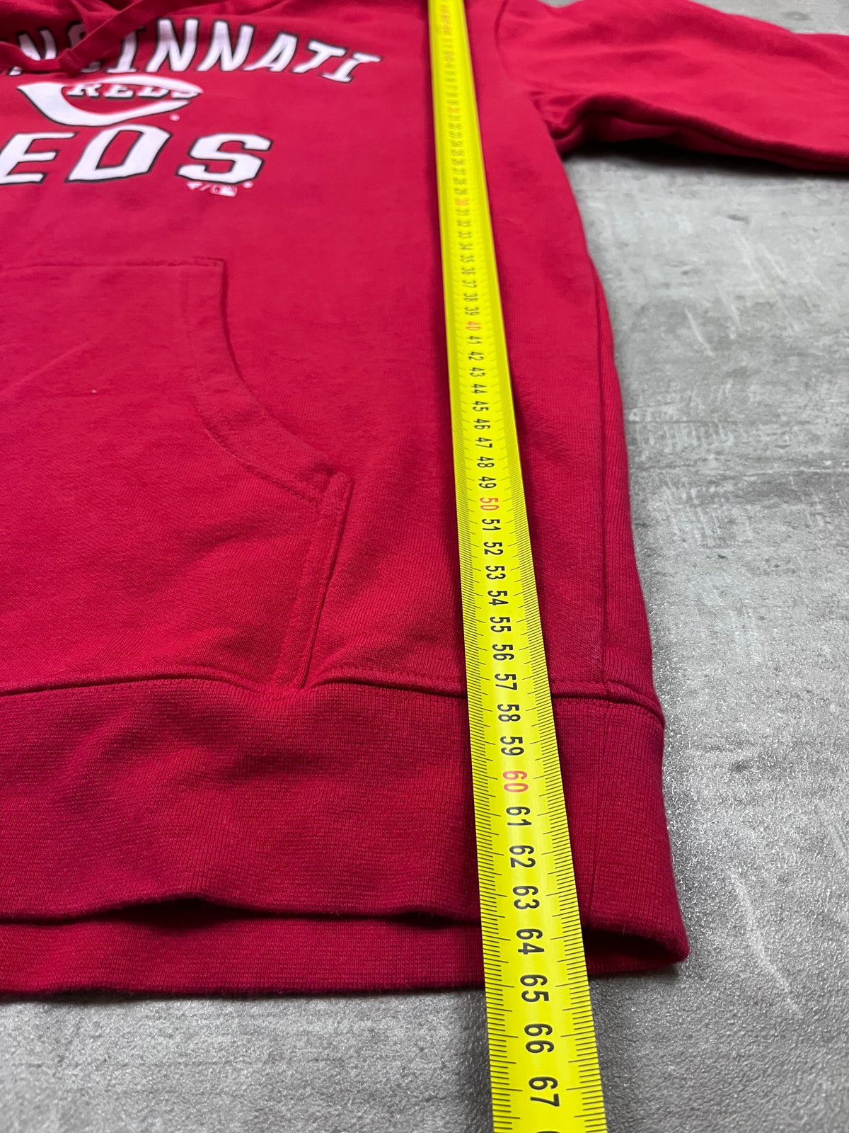 Vintage Fanatics Hoodie Cincinnati Reds Rot 1