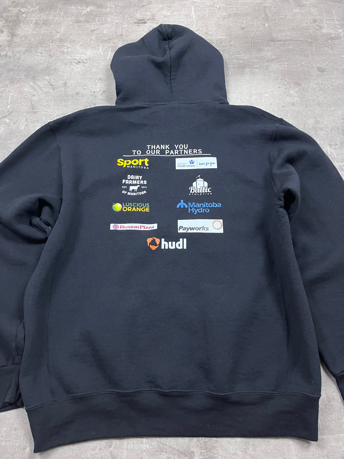 Vintage Russell Athletic Hoodie Manitoba Hockey Championships 2024 10