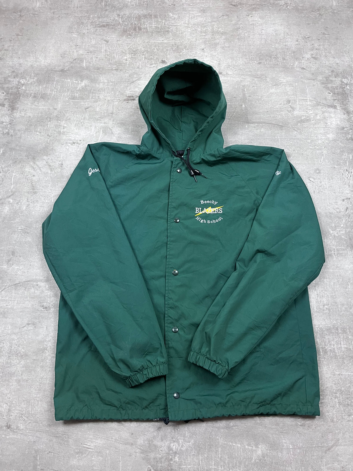Vintage Mid-West Sportswear Kapuzenjacke Beechy Blazers Grün 1