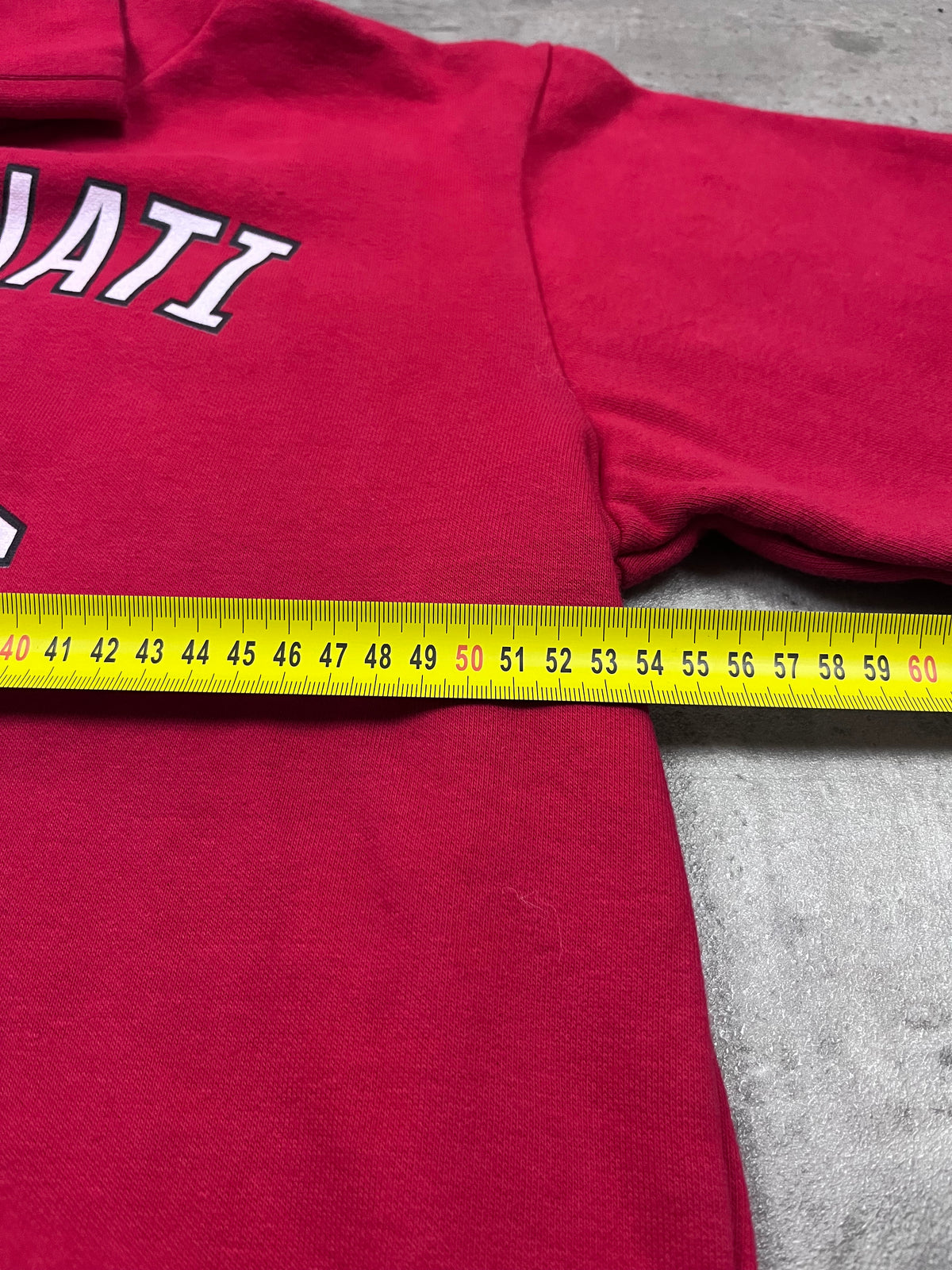 Vintage Fanatics Hoodie Cincinnati Reds Rot 1