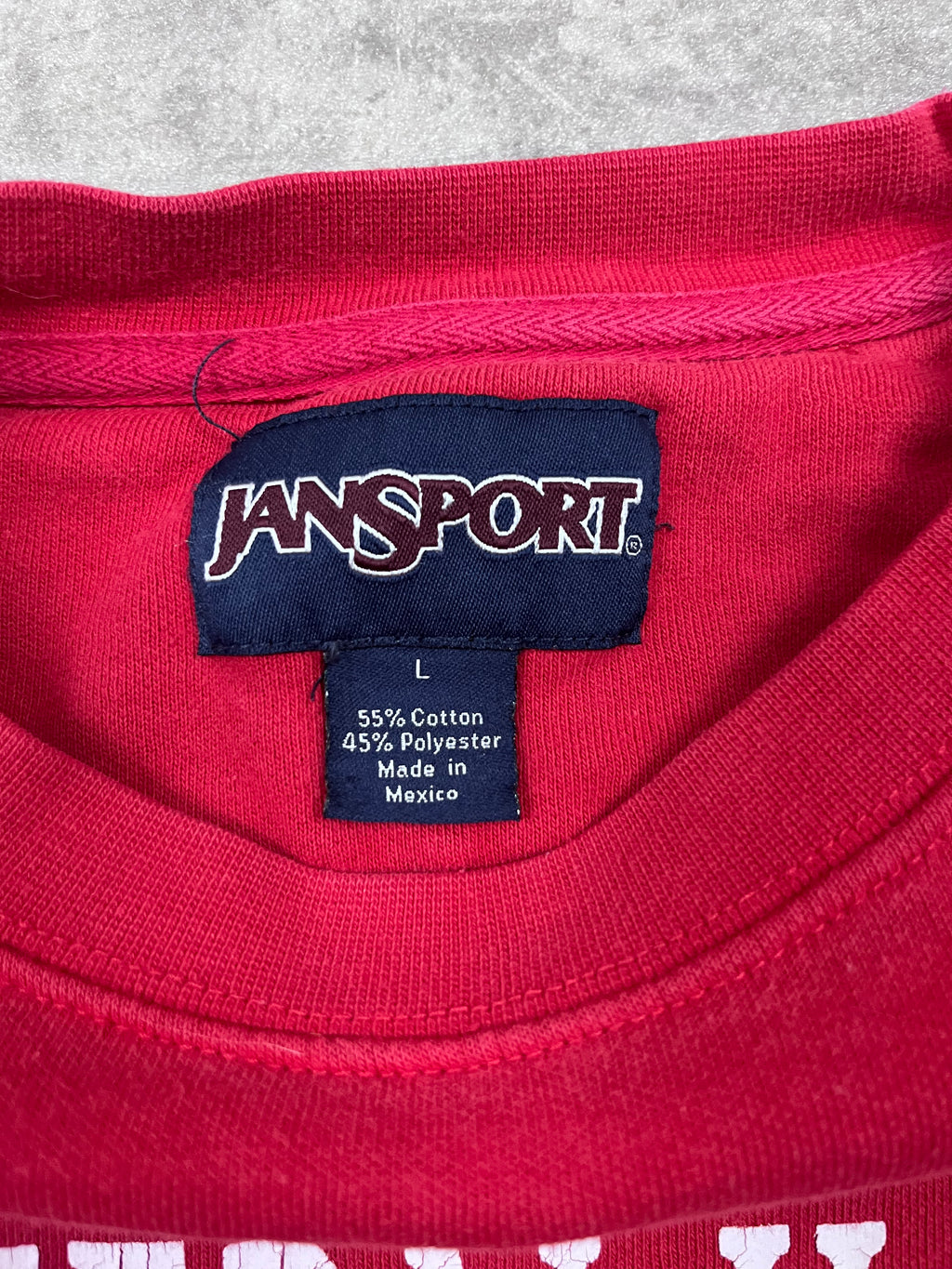 Vintage JanSport Pullover Northern Illinois University Alumni Rot 1