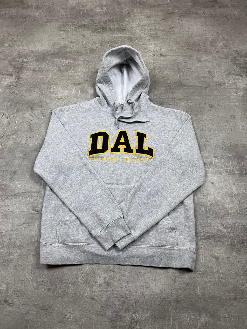 Vintage Hot Line Apparel Hoodie Dalhousie University Grau 1