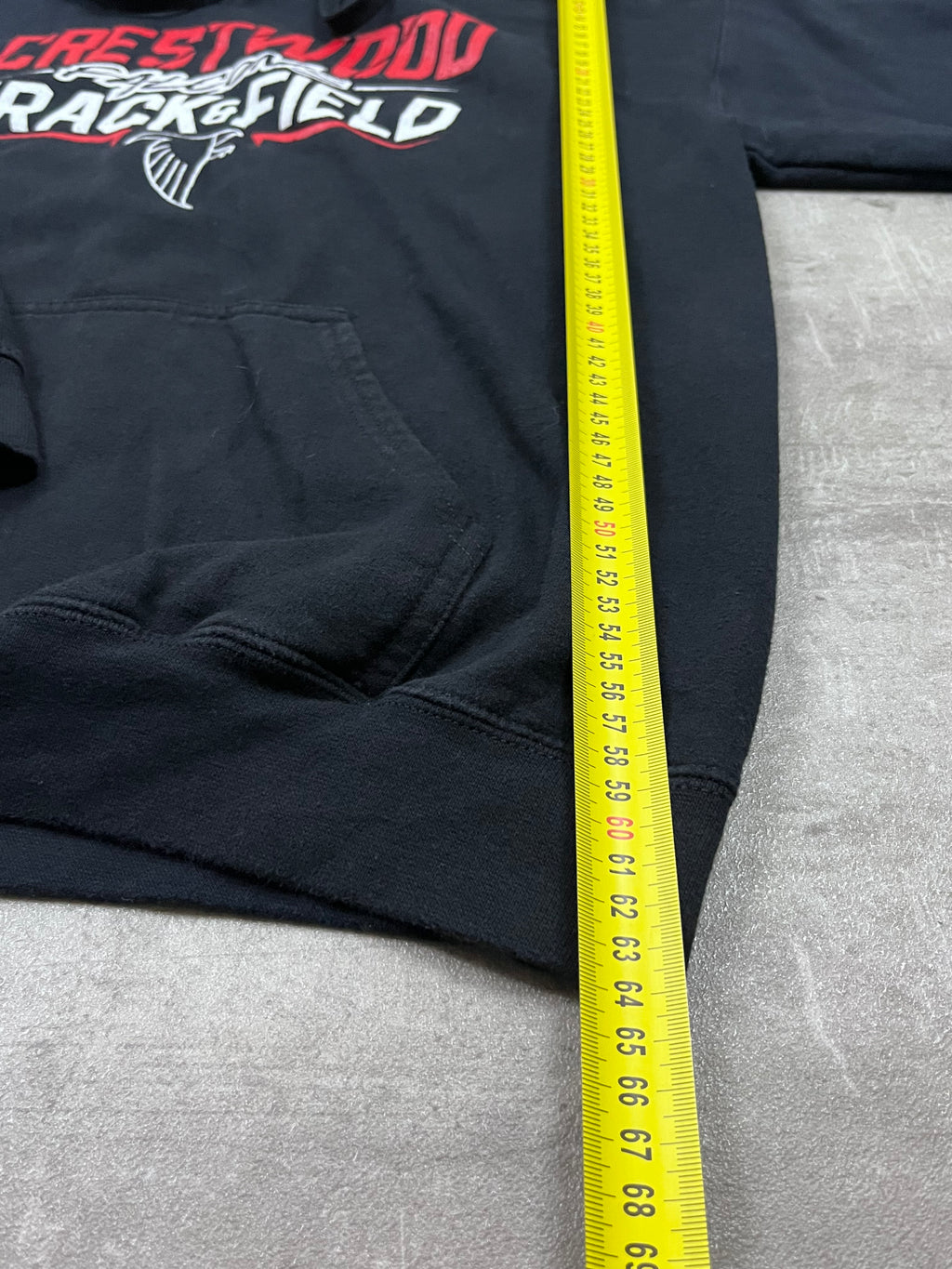 Vintage Gildan Hoodie Crestwood Falcons Schwarz 2