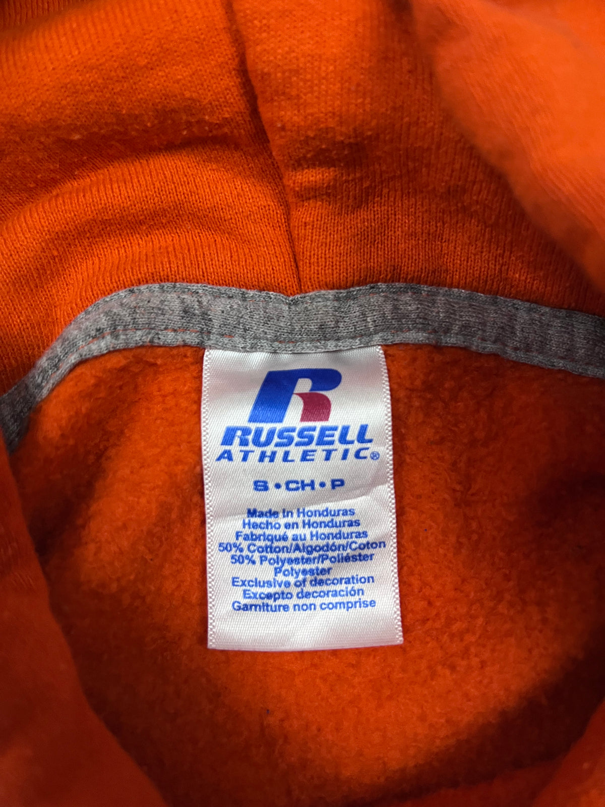 Vintage Russell Athletic Hoodie Orange 24