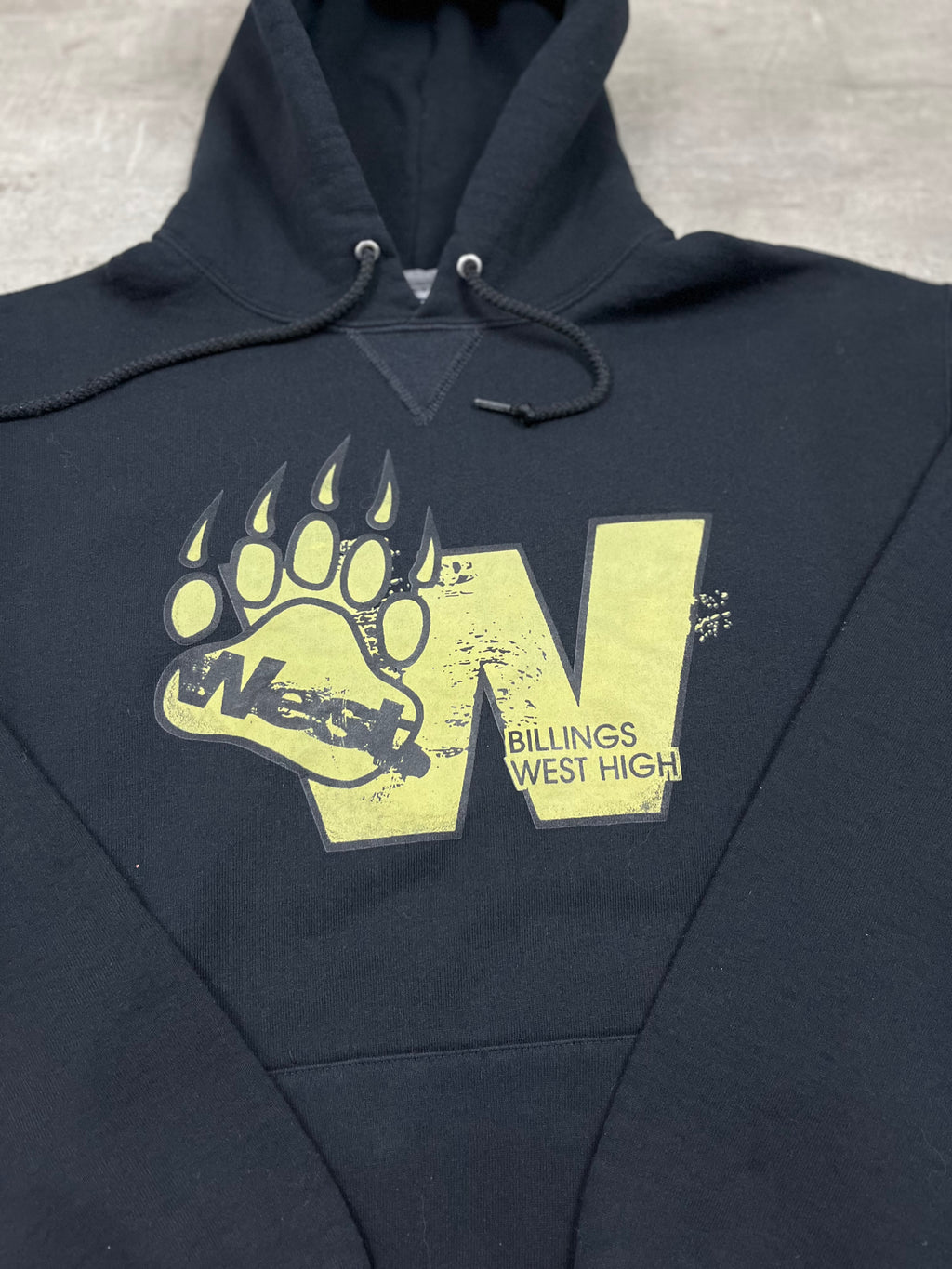 Vintage Russell Athletic Hoodie Billings West High 15