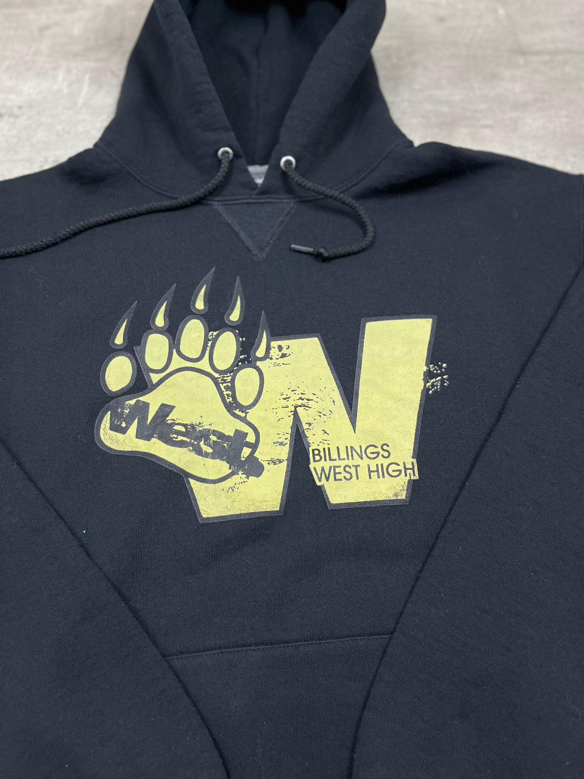 Vintage Russell Athletic Hoodie Billings West High 15