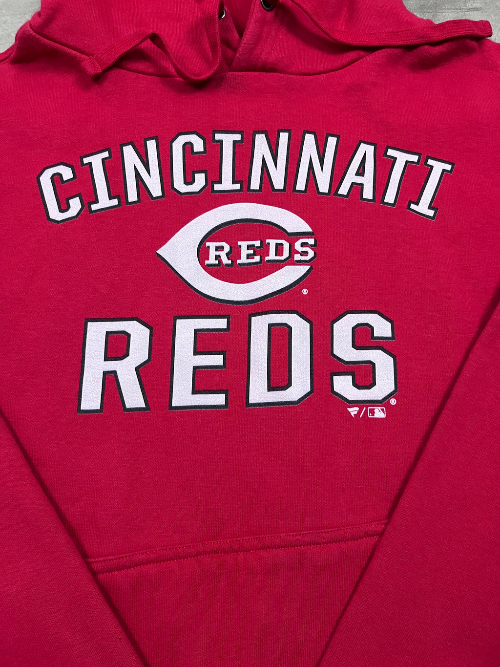 Vintage Fanatics Hoodie Cincinnati Reds Rot 1