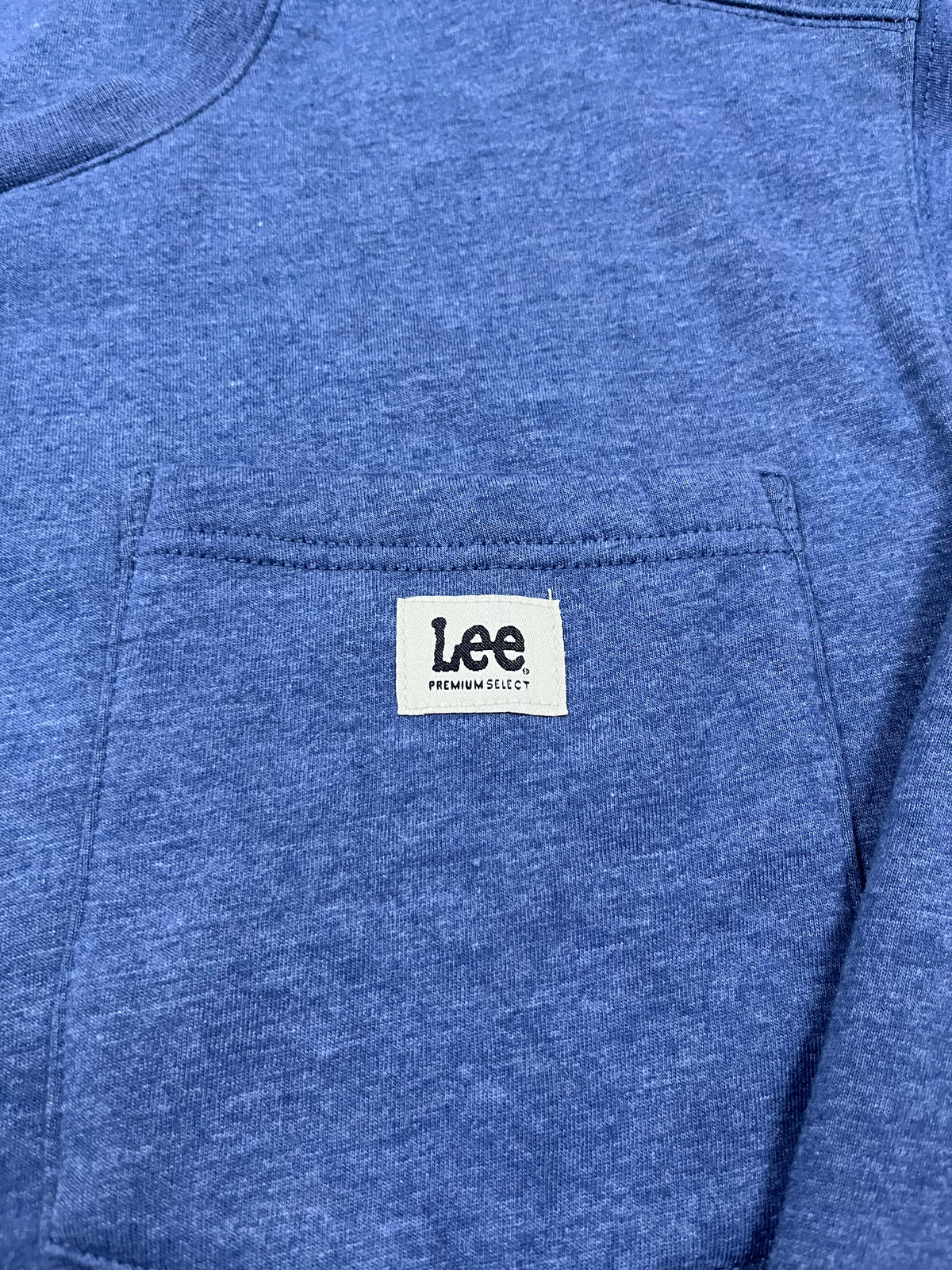 Vintage Lee Premium Select Pullover Blau mit Brusttasche 12