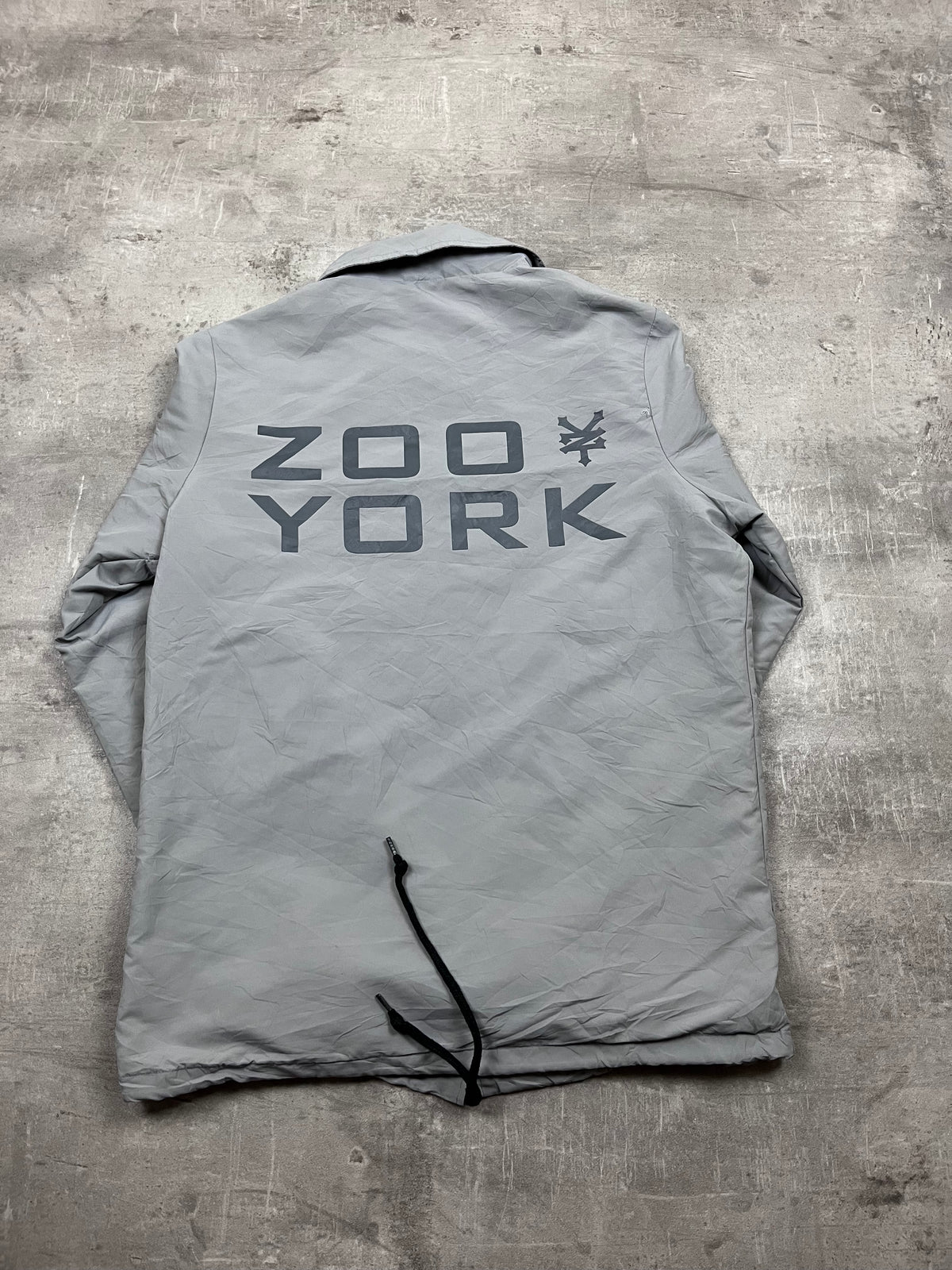 Vintage Zoo York Coachjacke Grau 1