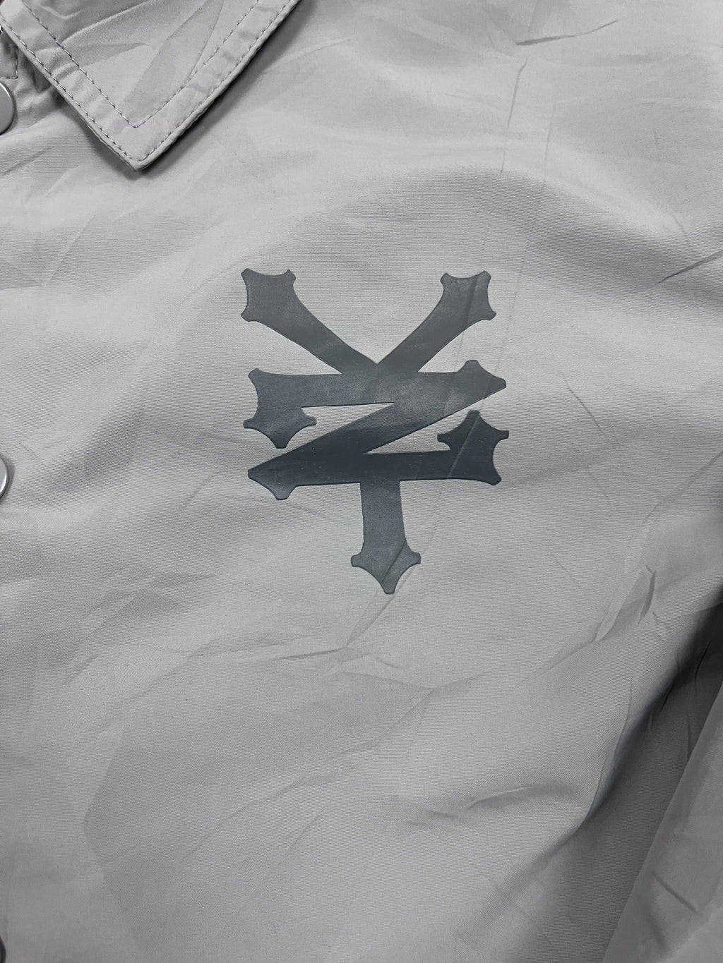 Vintage Zoo York Coachjacke Grau 1