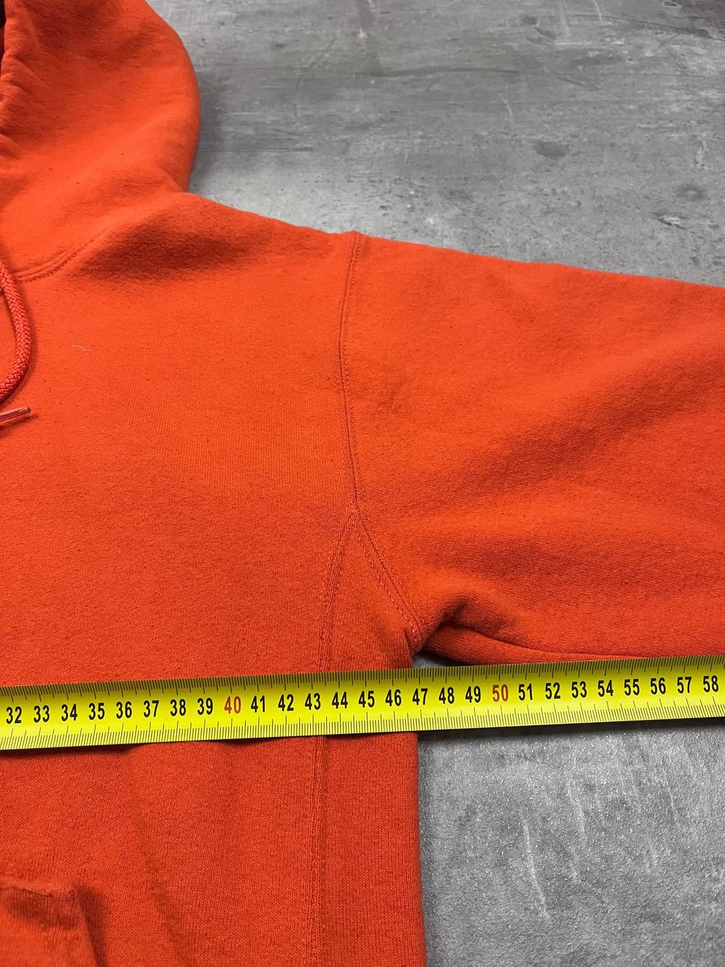 Vintage Russell Athletic Hoodie Orange 24
