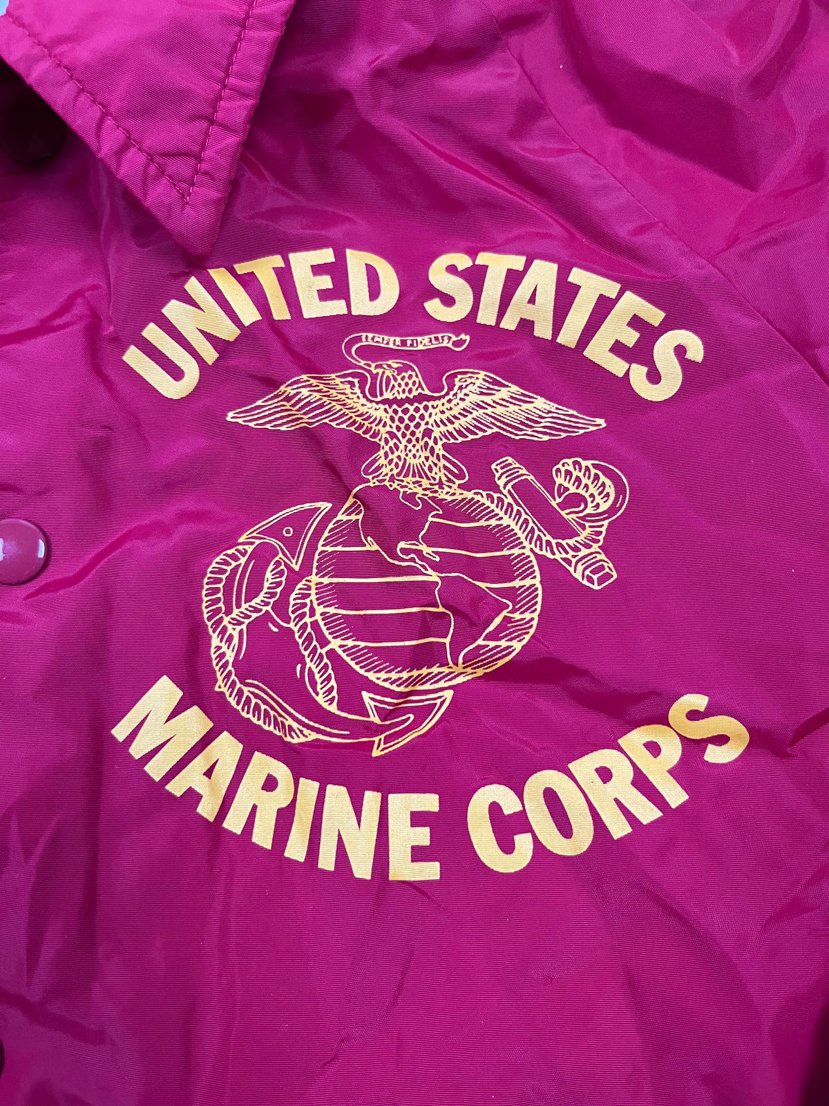 Vintage Sports Master Coachjacke United States Marine Corps Rot 1