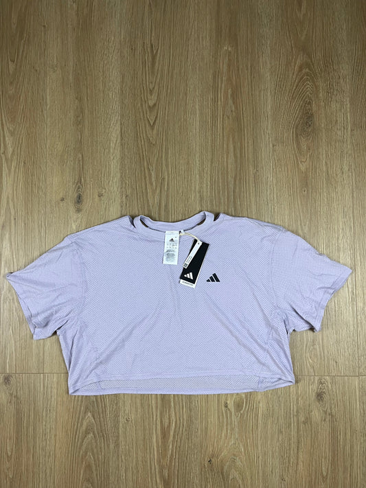 Adidas Running Run It Move Tee Damen T-Shirt Lila / Grau (Größe L)