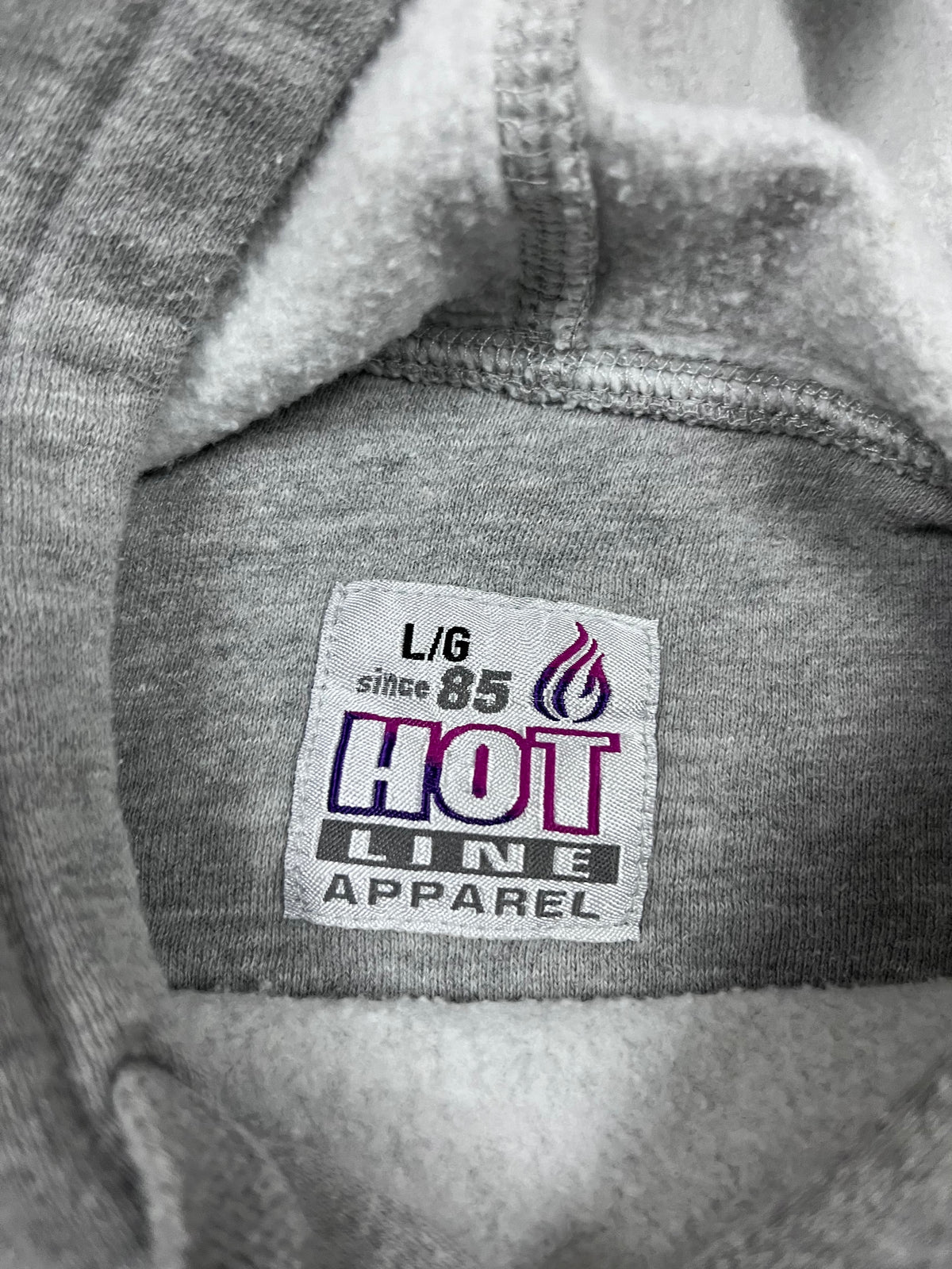 Vintage Hot Line Apparel Hoodie Dalhousie University Grau 1