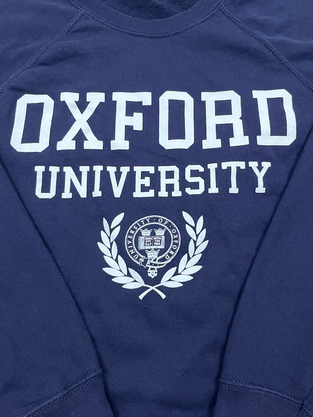 Vintage University of Oxford Shop Pullover Dunkelblau 1
